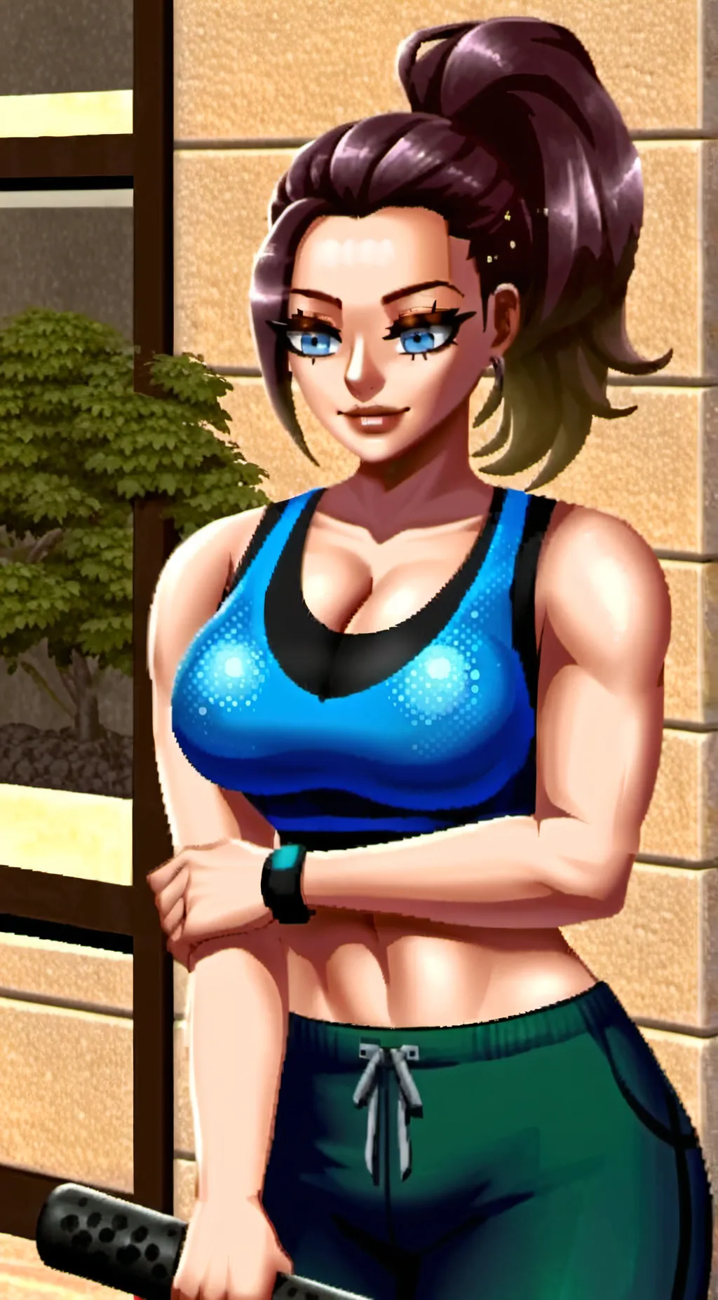ai character: Mia  background