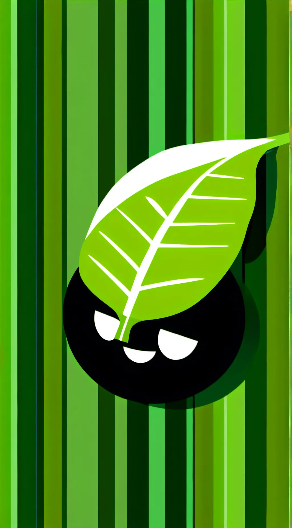 ai character: Leafy background