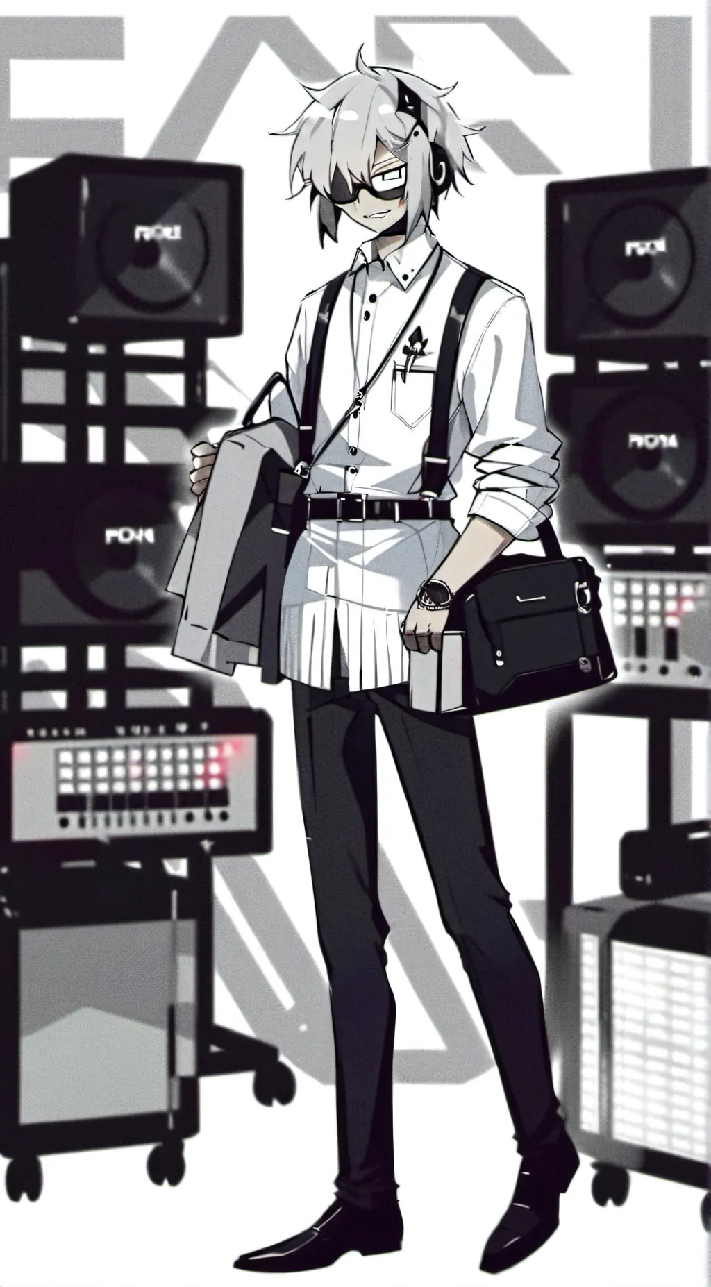 ai character: Mister Demi  background