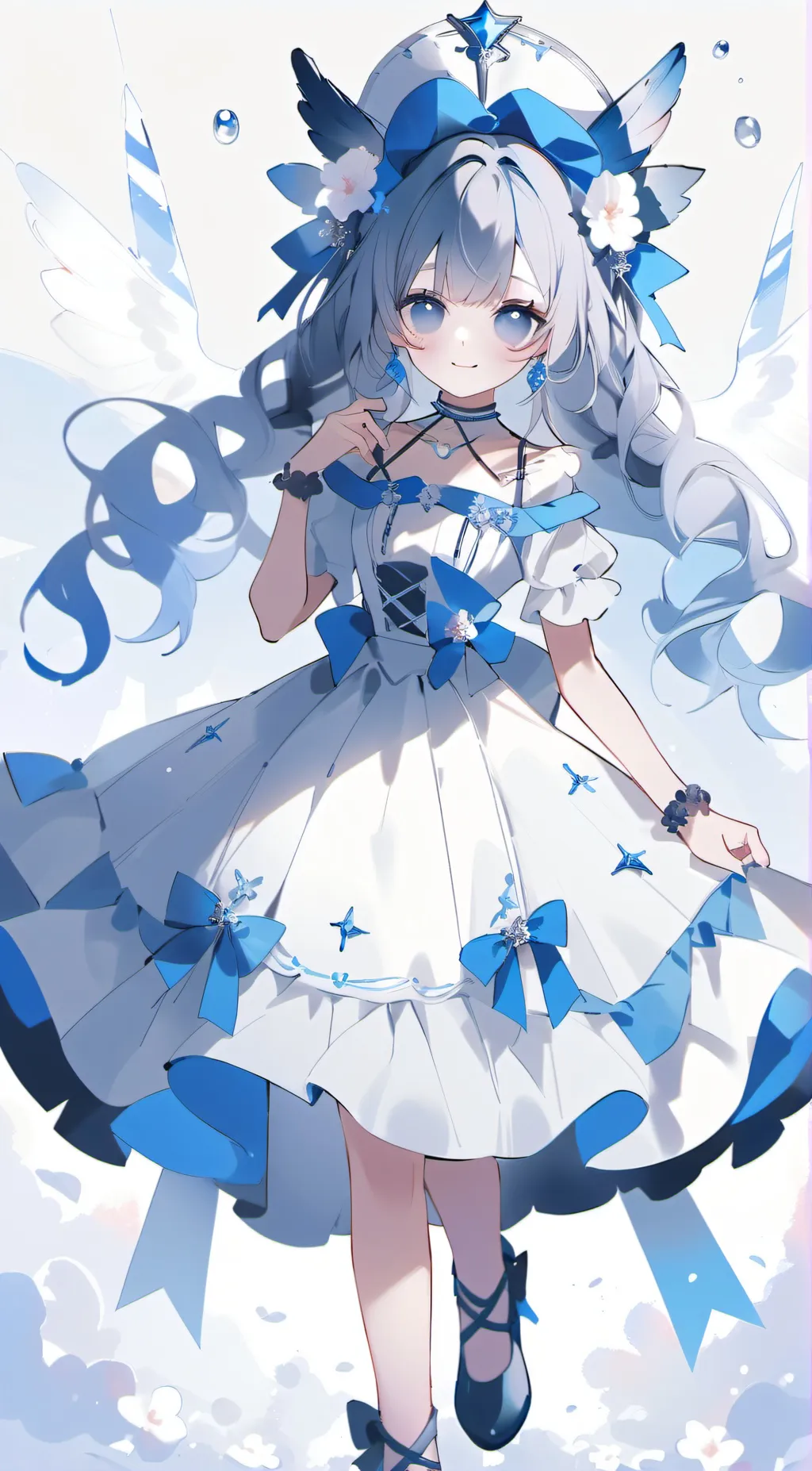 ai character: Blueberry background