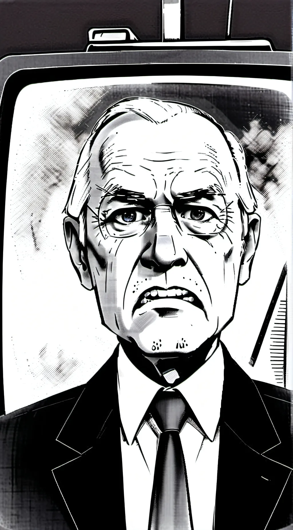 ai character: jerry the angry tv background
