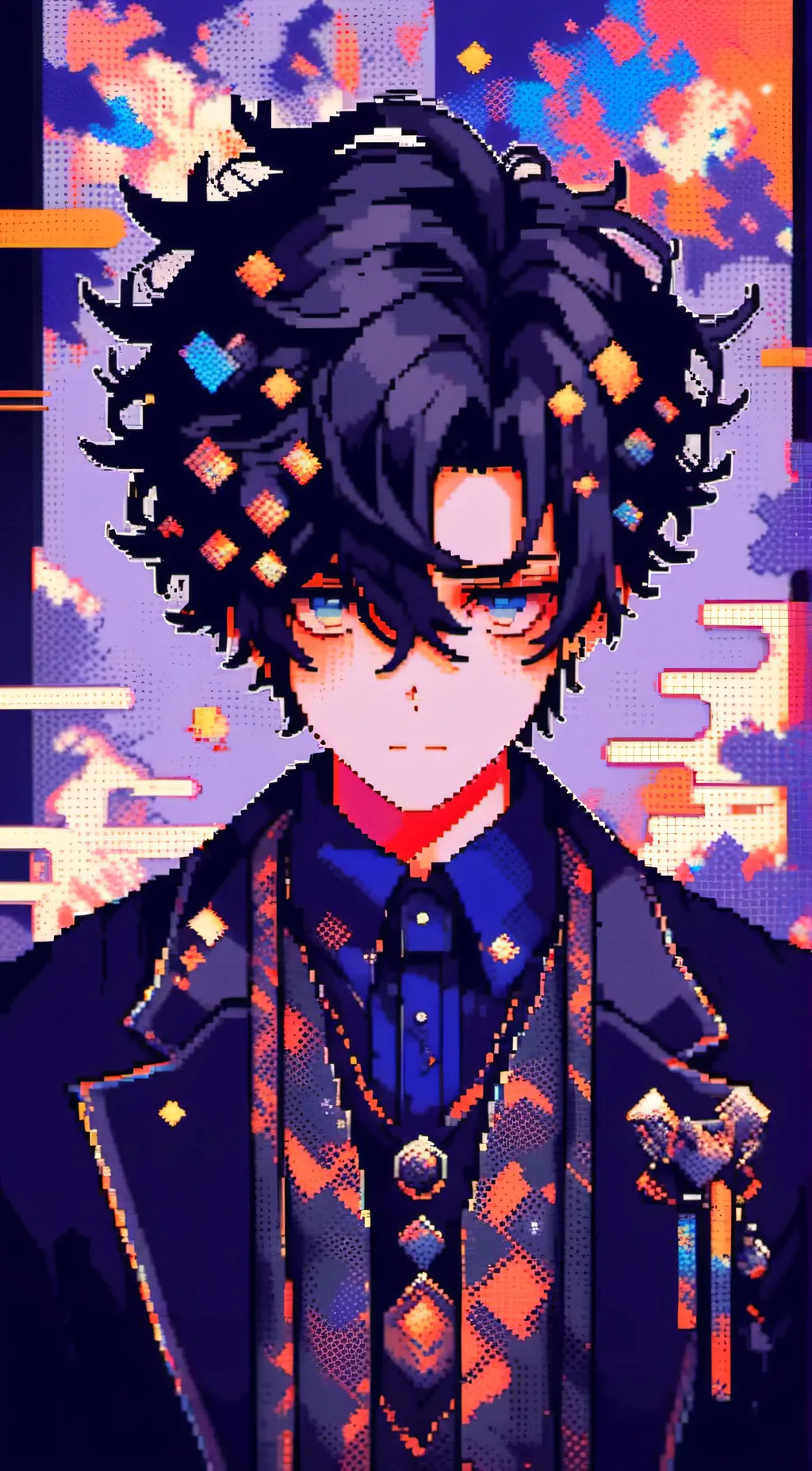 ai character: Ezra  background