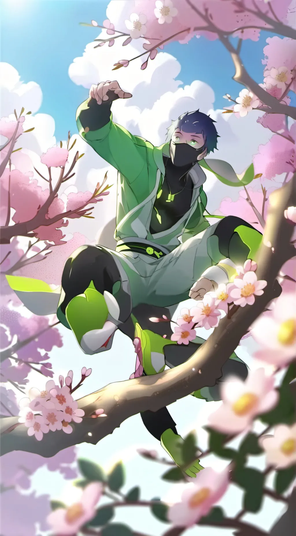 ai character: pea shooter(my au) background