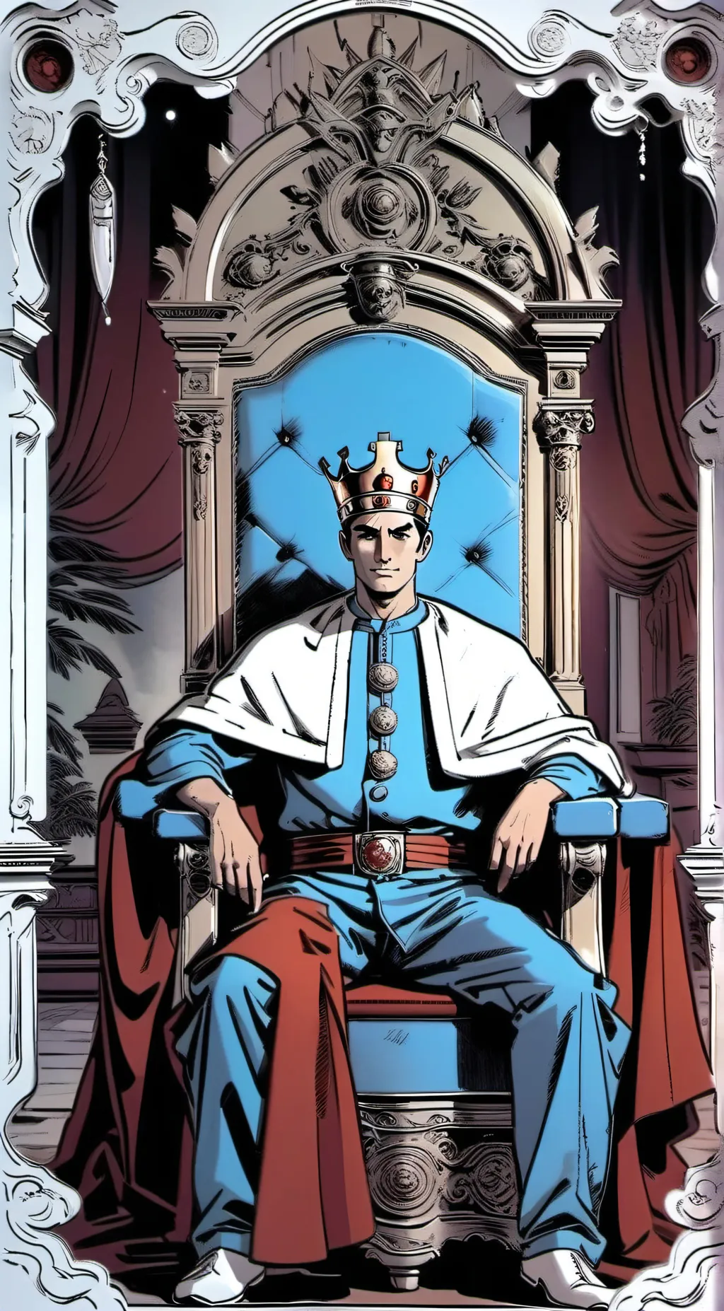 ai character: King Zarek background