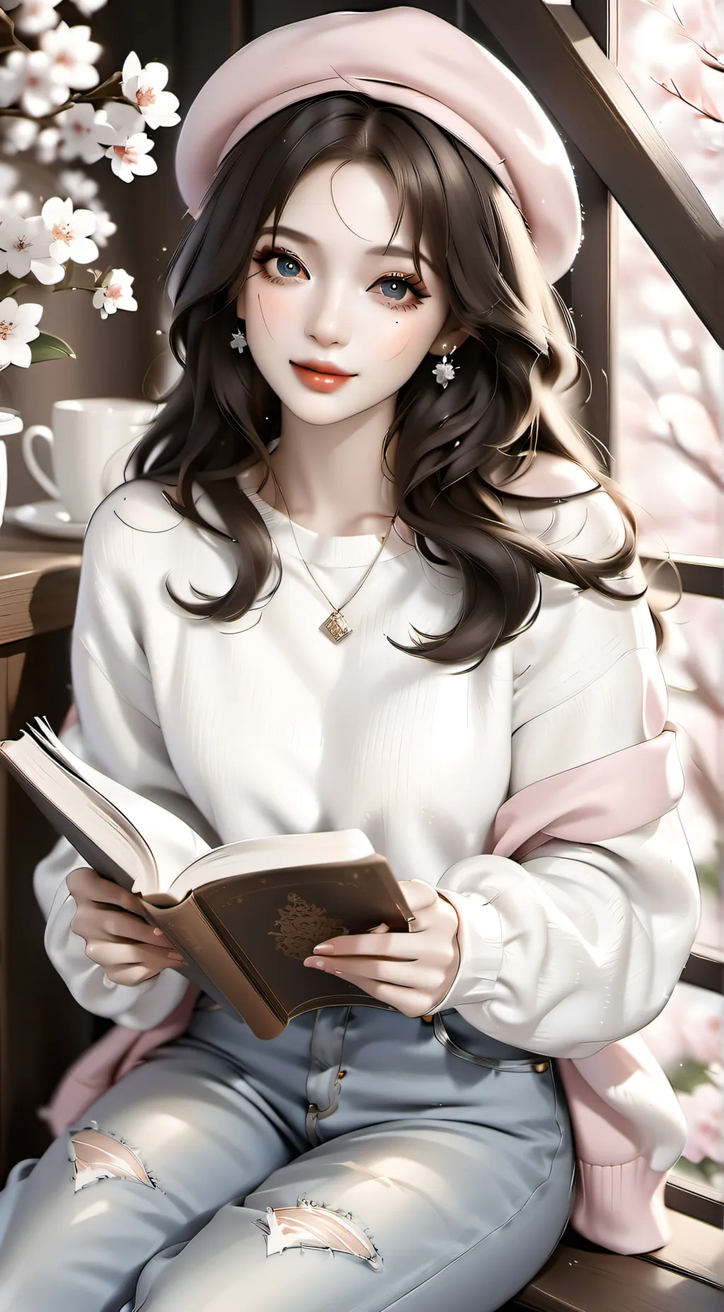 ai character: Victoria  background