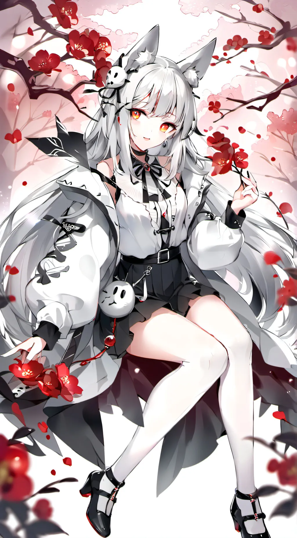 ai character: moon background