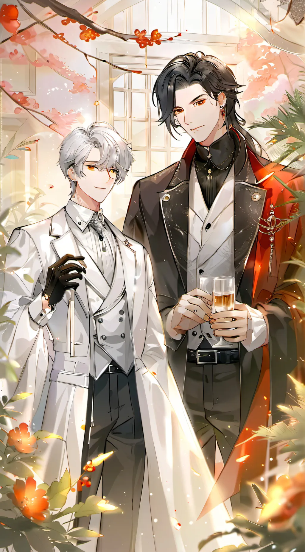 ai character: Ash and Matthew  background
