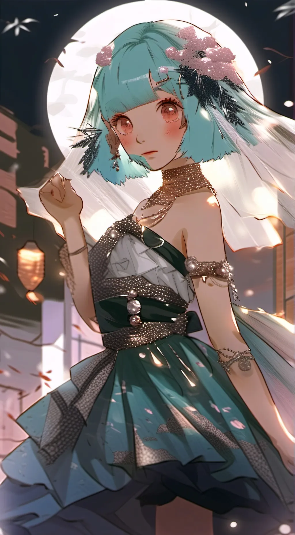ai character: • minty • background