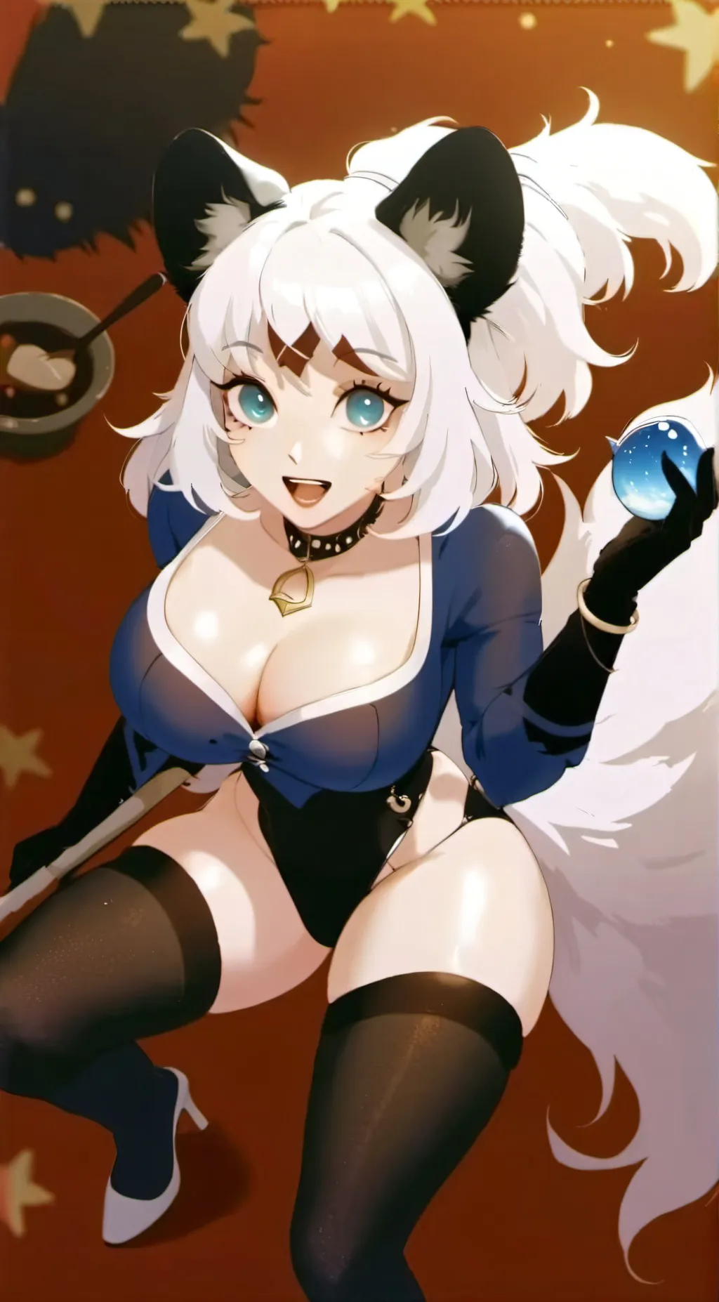 ai character: skunk latex  background
