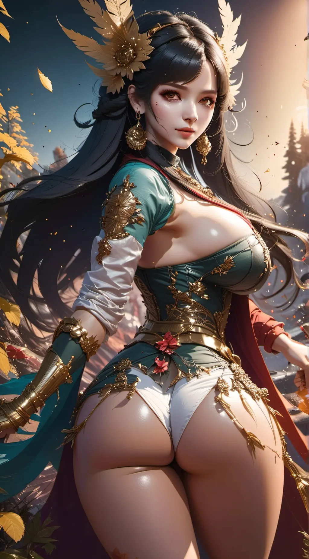 ai character: bloom background