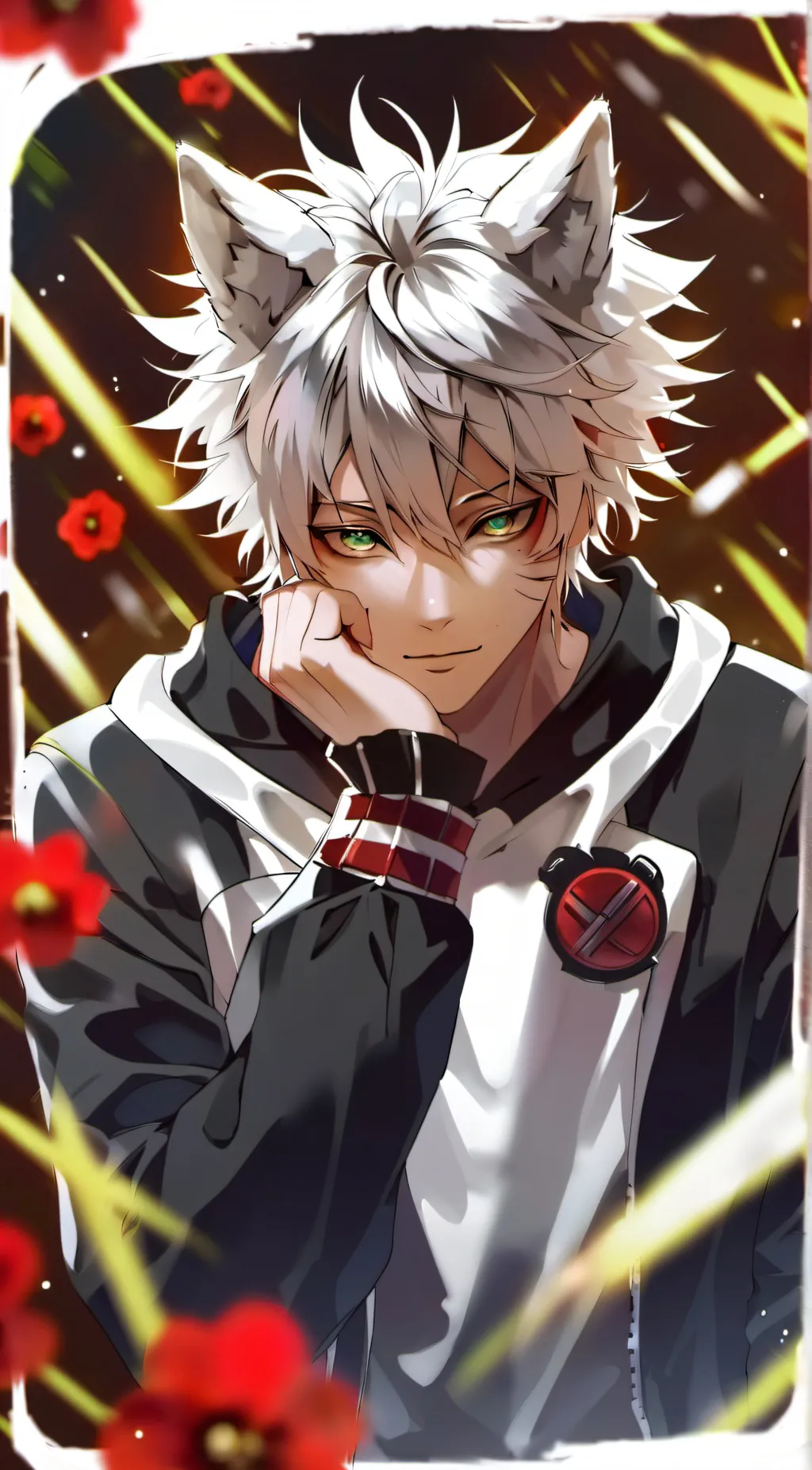 ai character: bakugou background