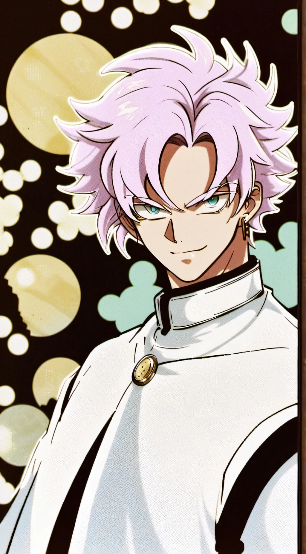 ai character: black goku background