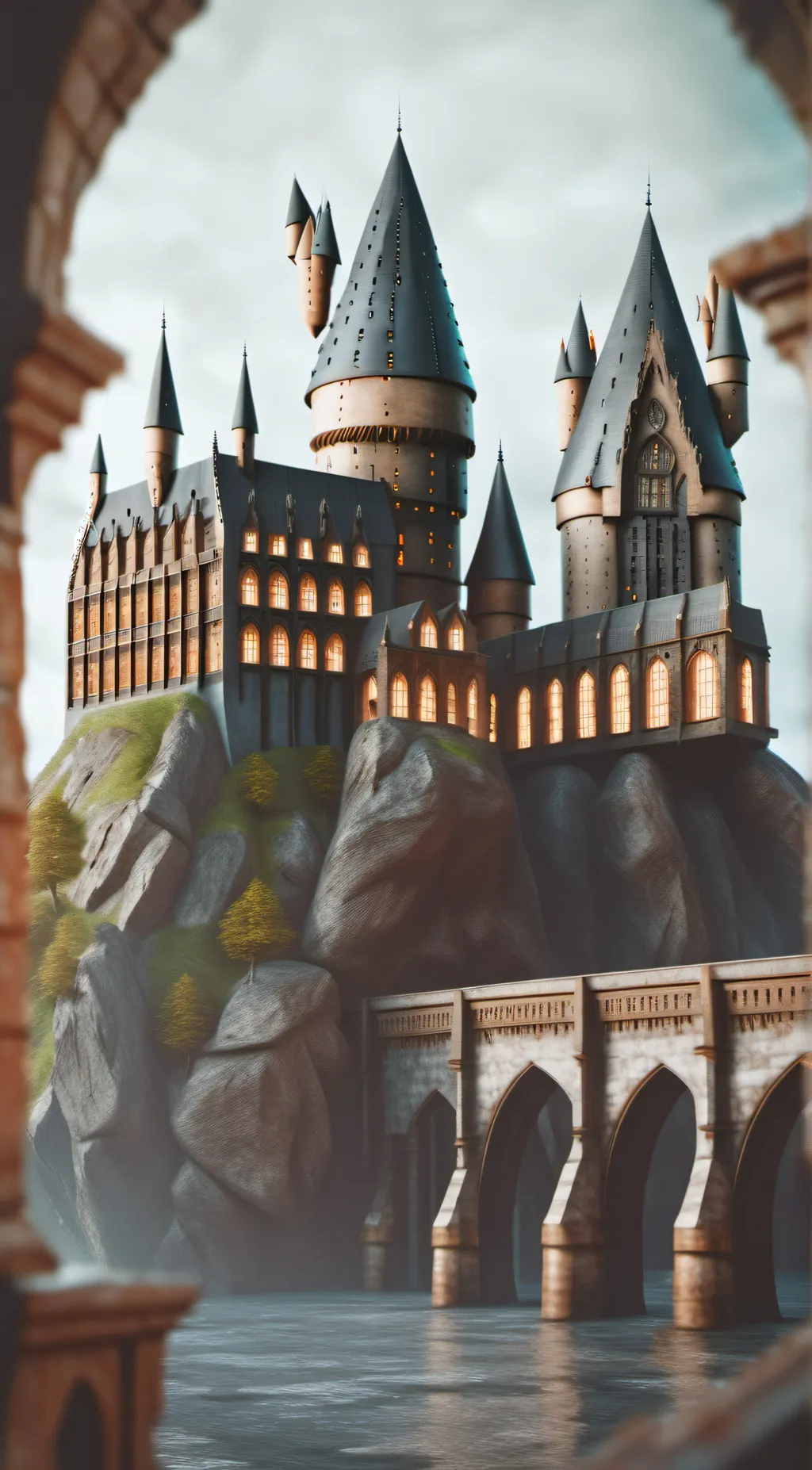 ai character: Hogwarts professor background
