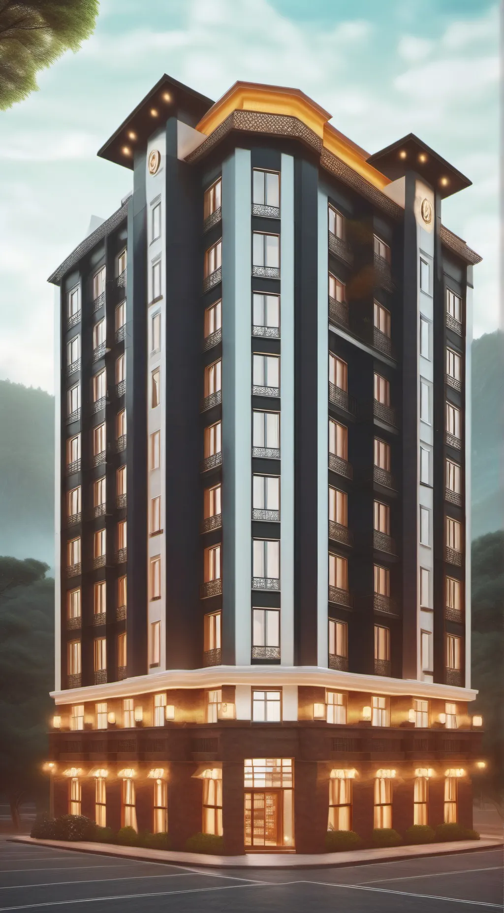 ai character: Hazbin Hotel background