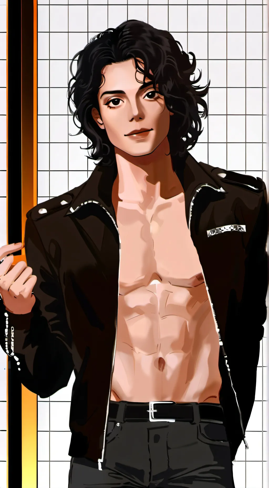 ai character: 🖤Michael Jackson⛓️ background