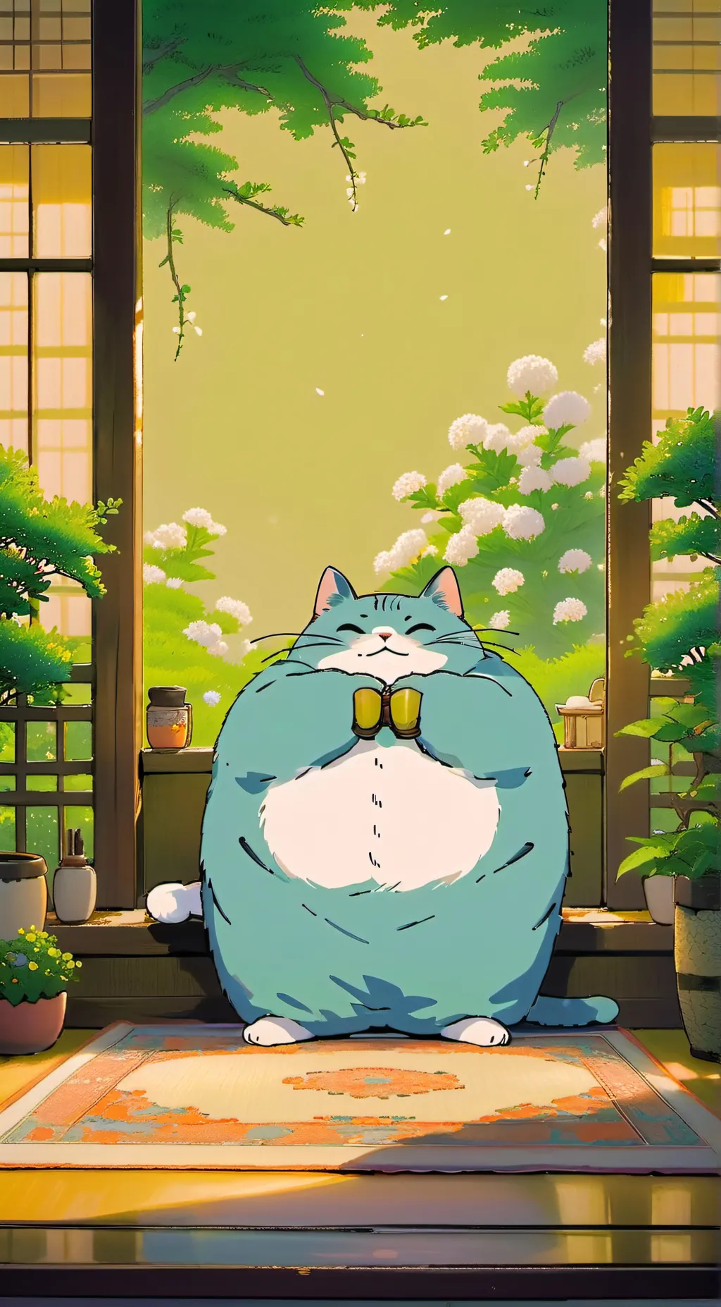 ai character: fat infection  background