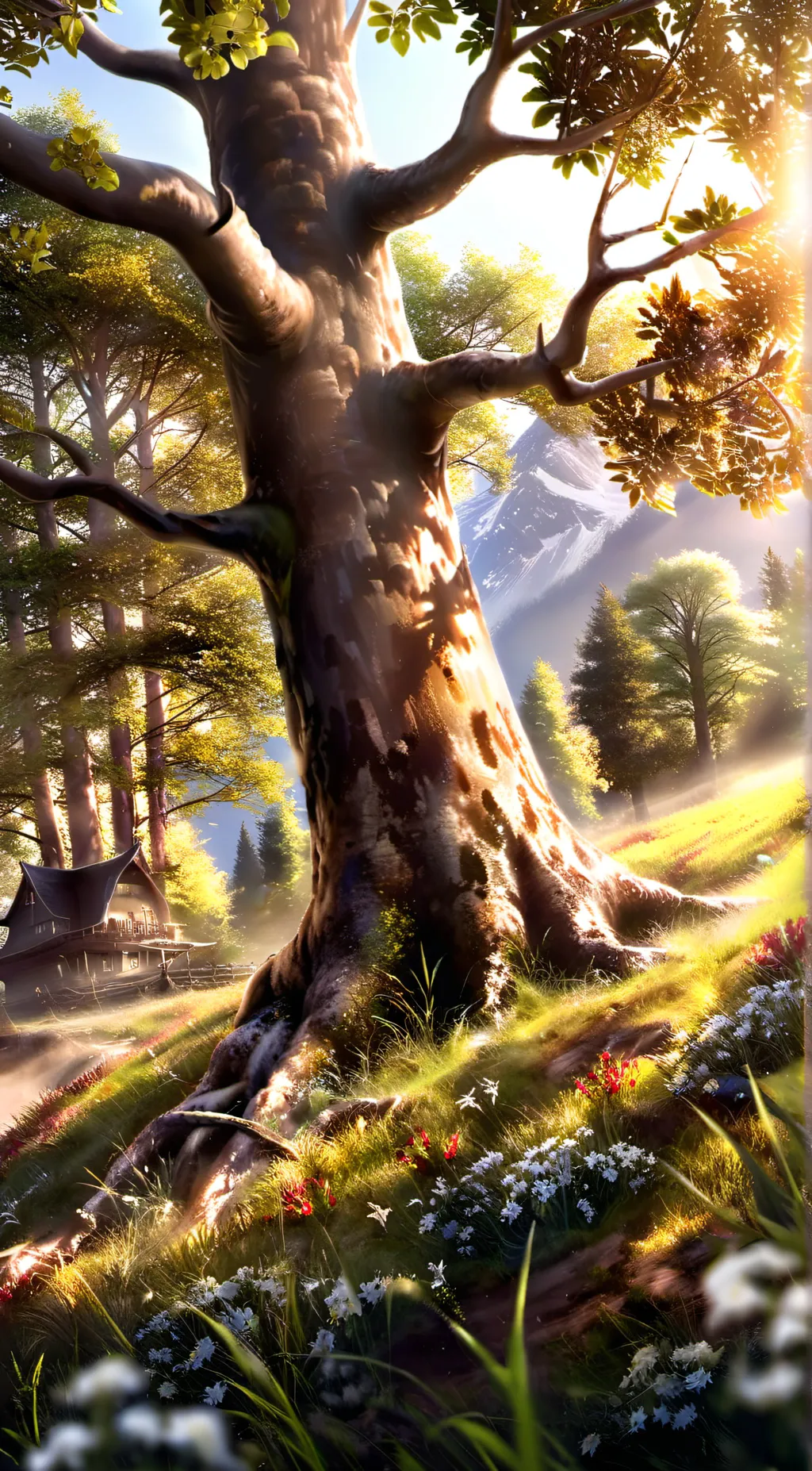 ai character: Baum background