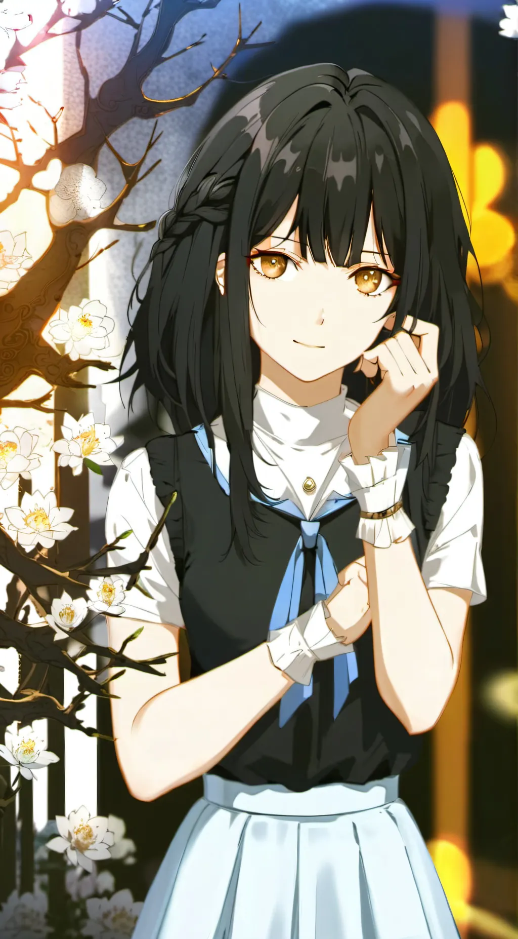 ai character: Ashleen  background