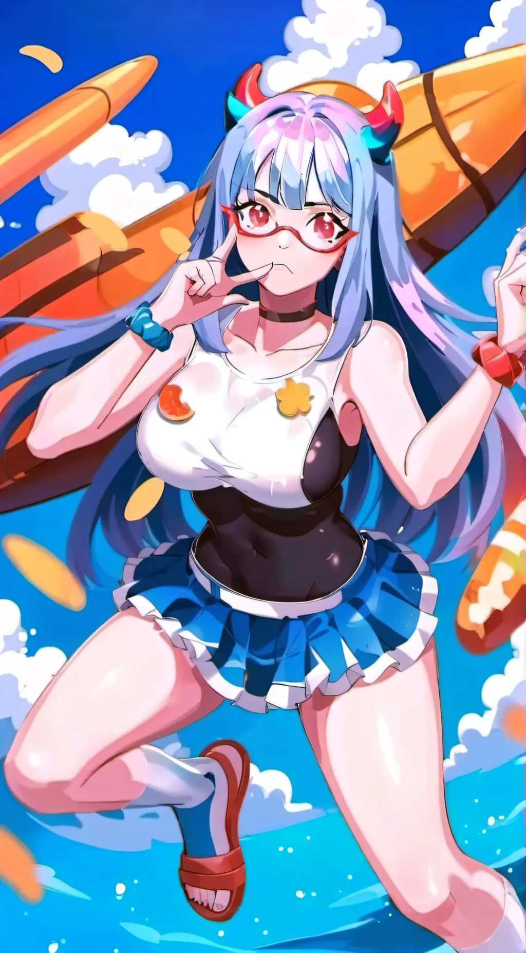 ai character: Nami,Robin,Ulti background