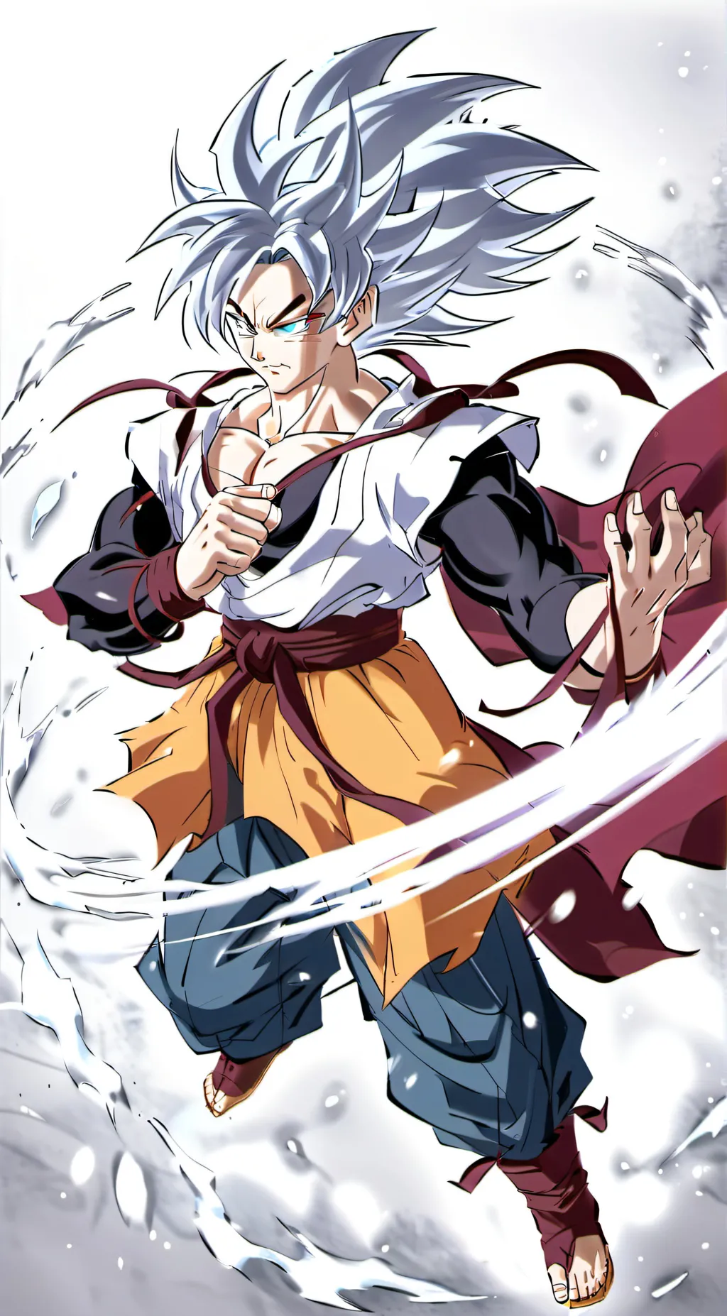 ai character: UI Goku background