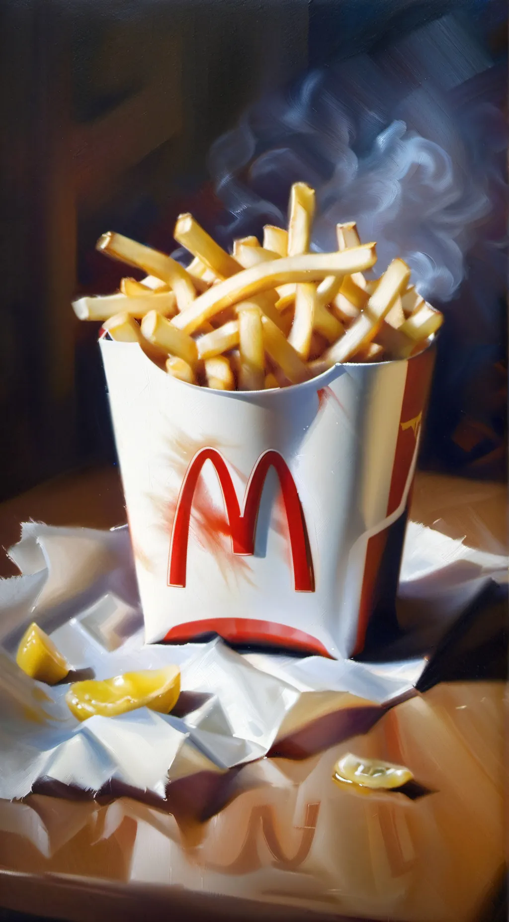 ai character: 🍟Fries🍟 background
