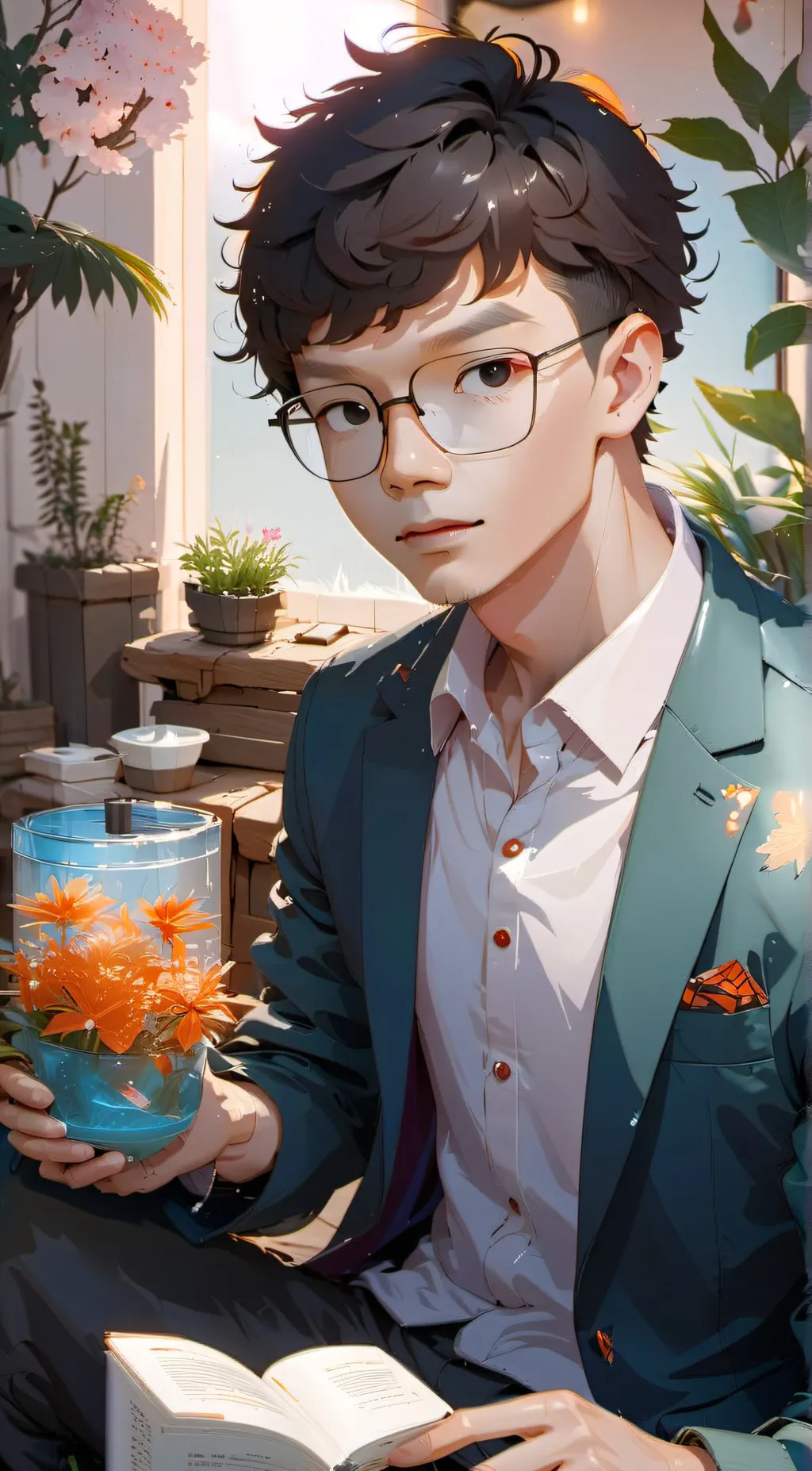 ai character: Adam background