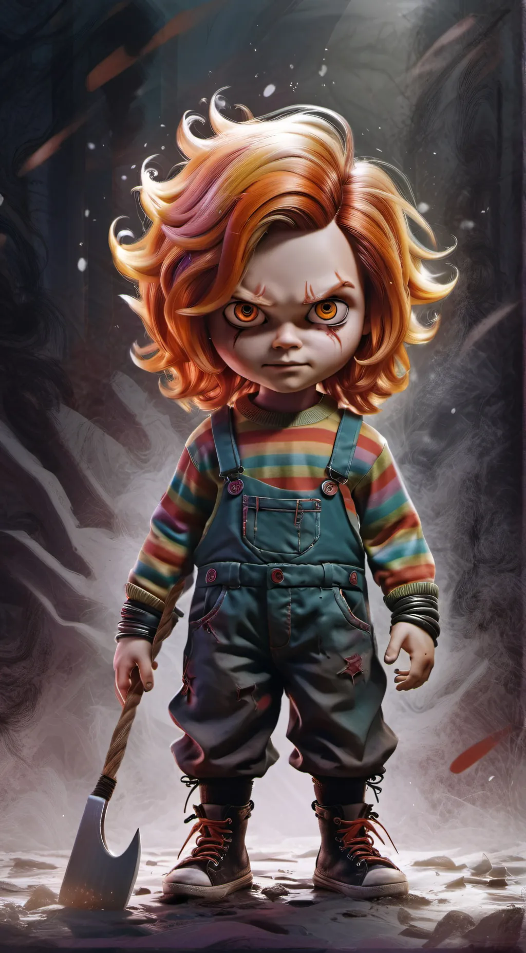 ai character: chucky season 3 background