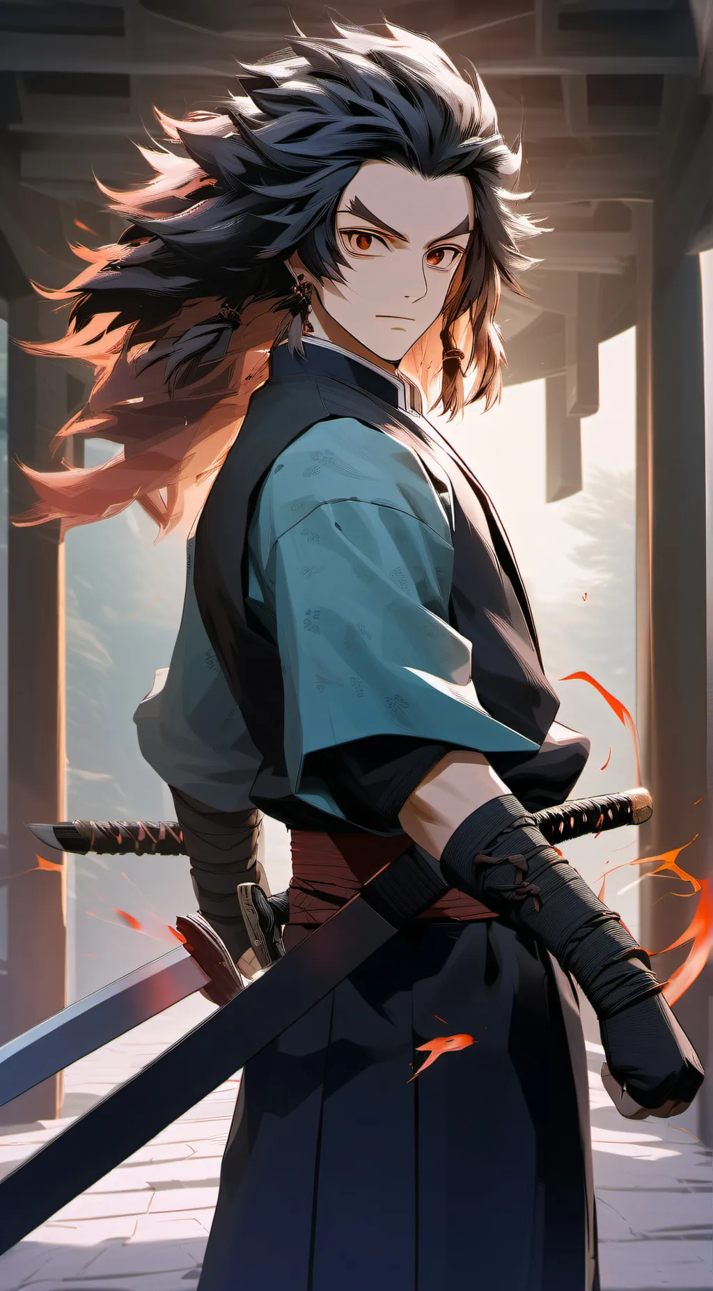 ai character: hashira the school background