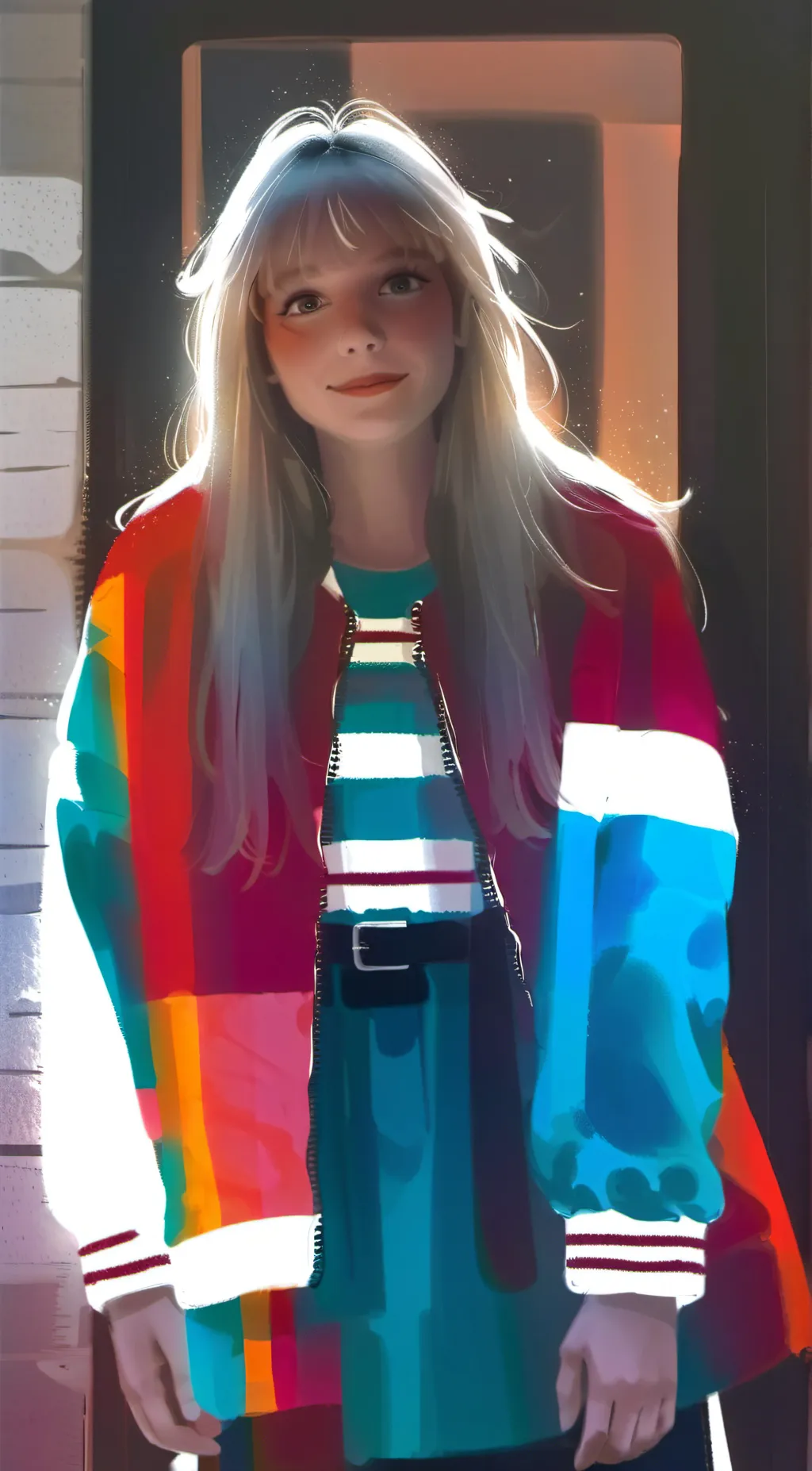 ai character: Brittany  background