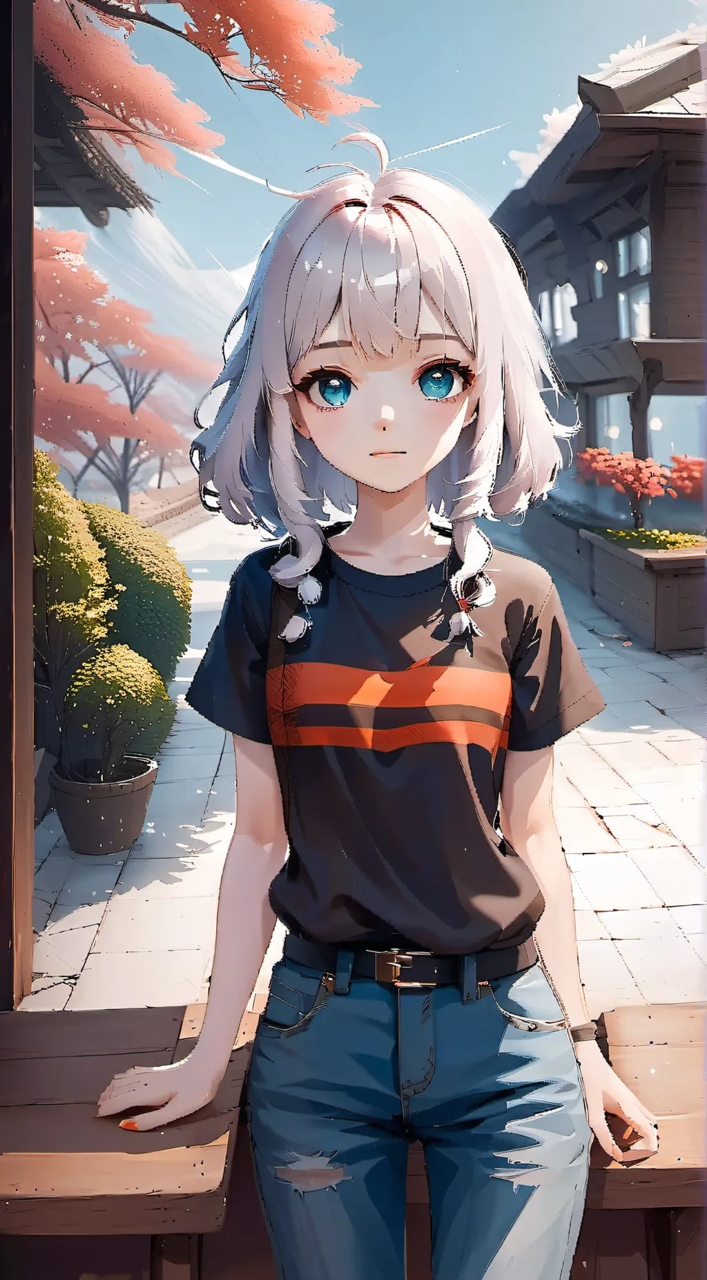ai character: Miley  background