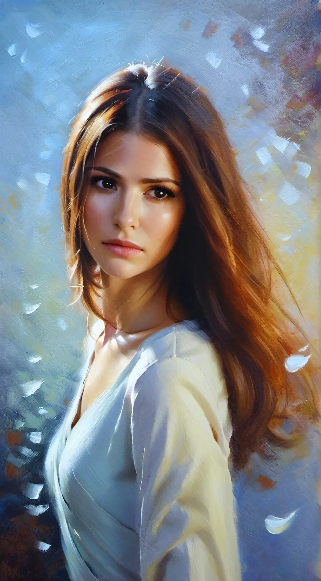 ai character: Elena Gilbert  background