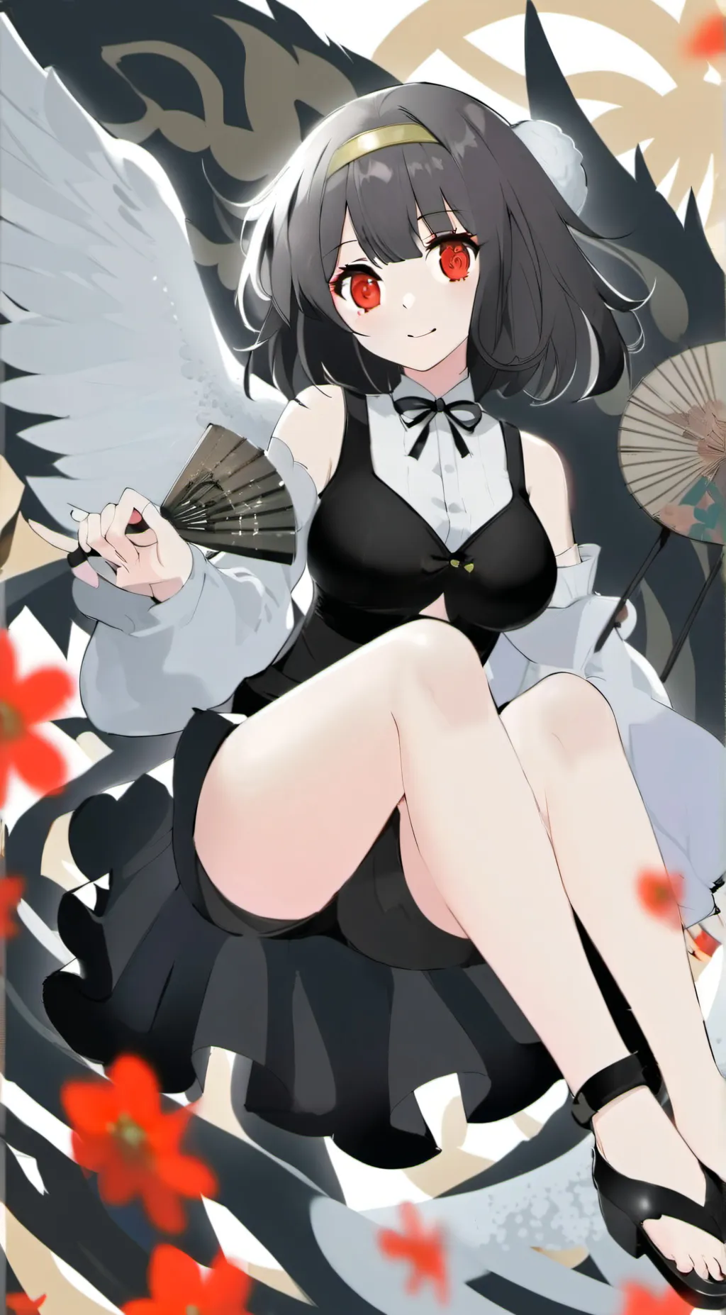 ai character: Aya shameiru  background