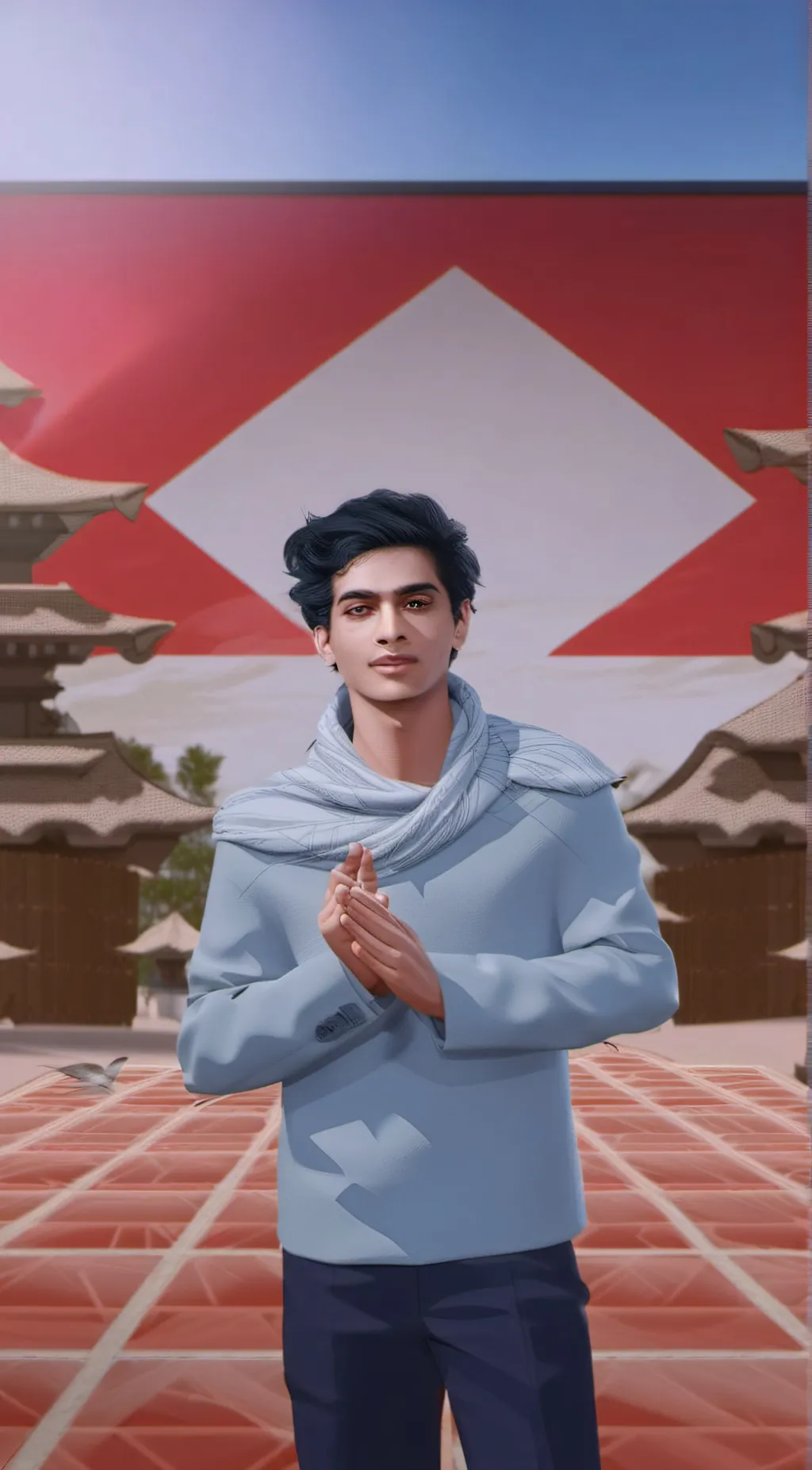 ai character: Ishaan background
