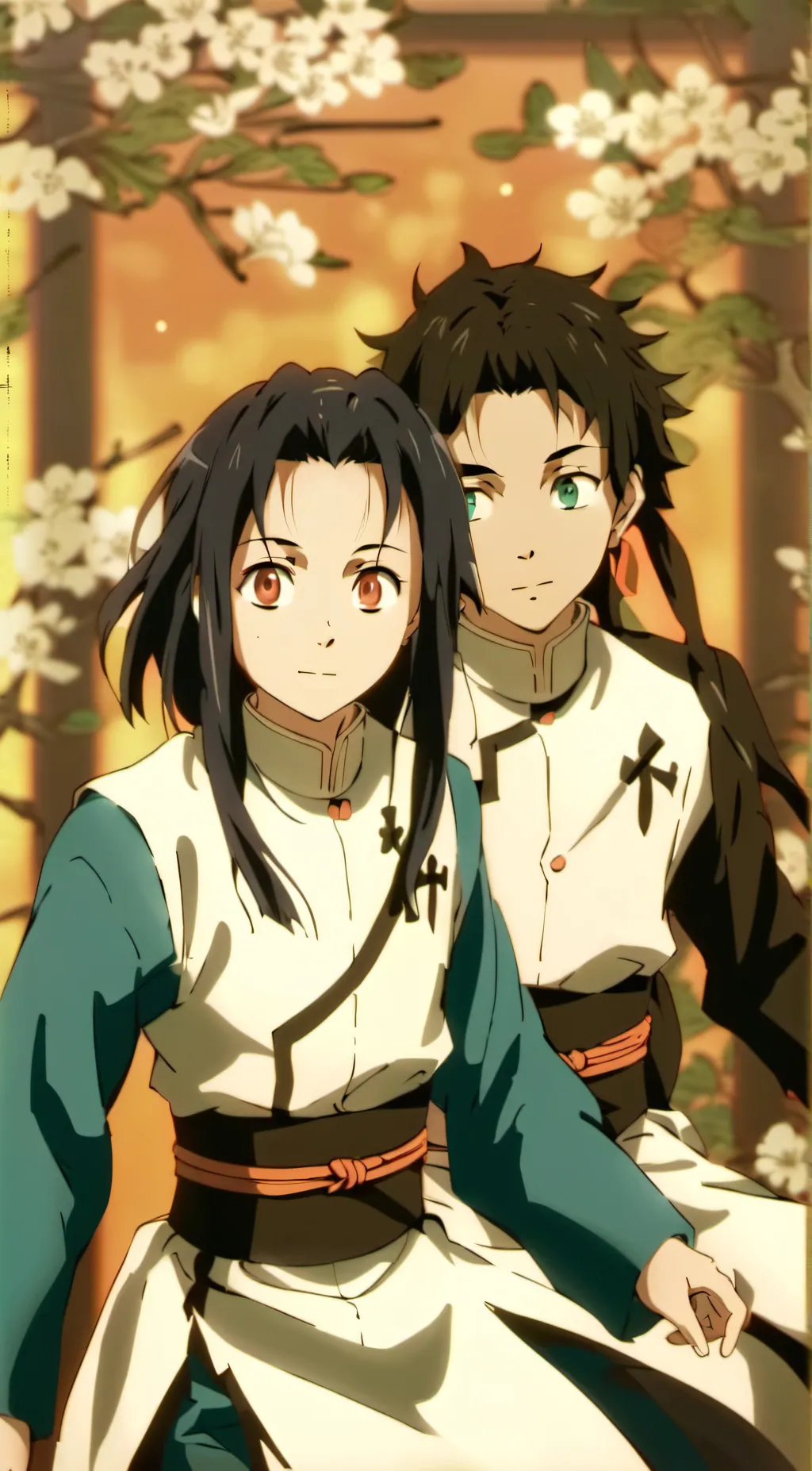 ai character: Demon slayer  background