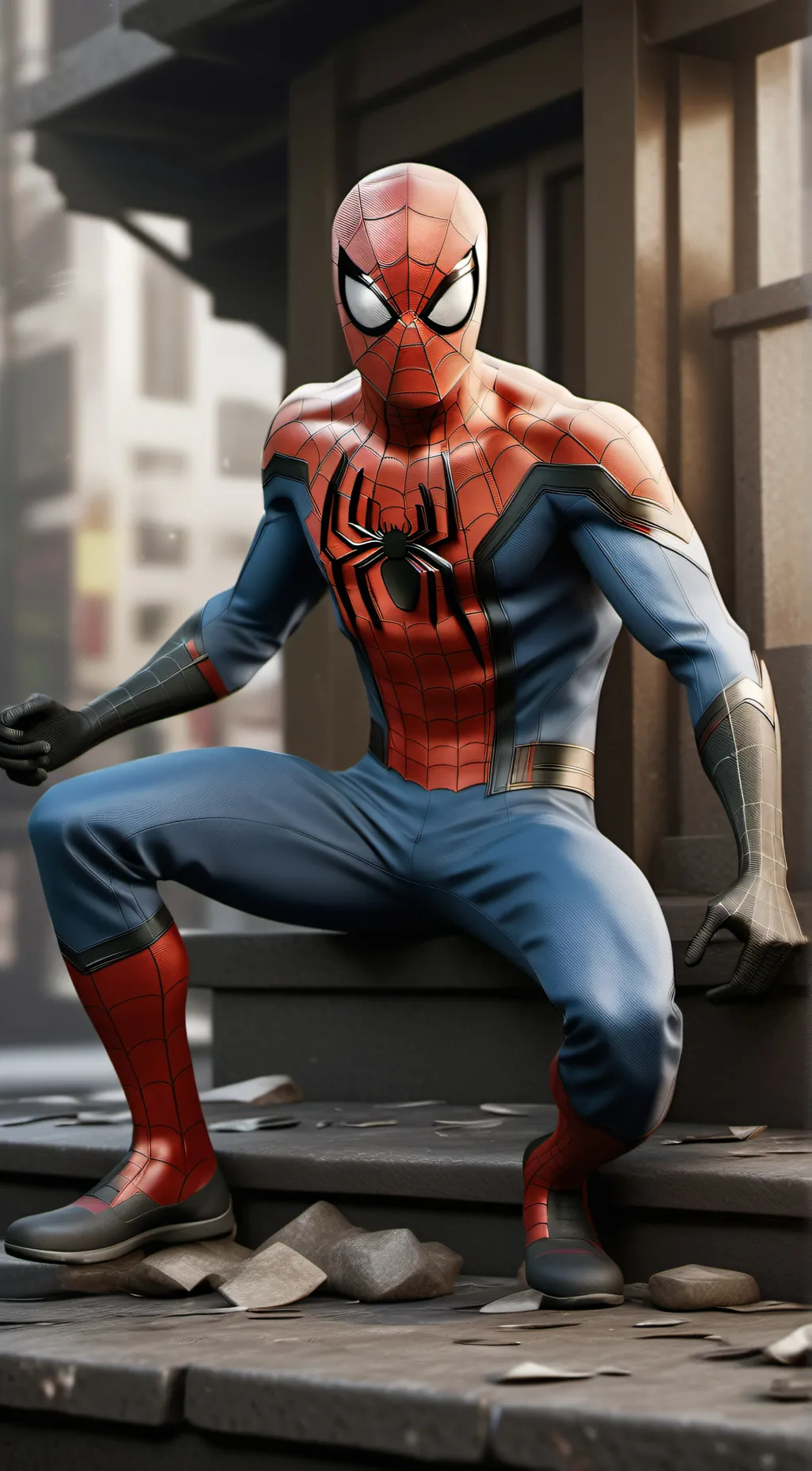 ai character: Spider-Man background