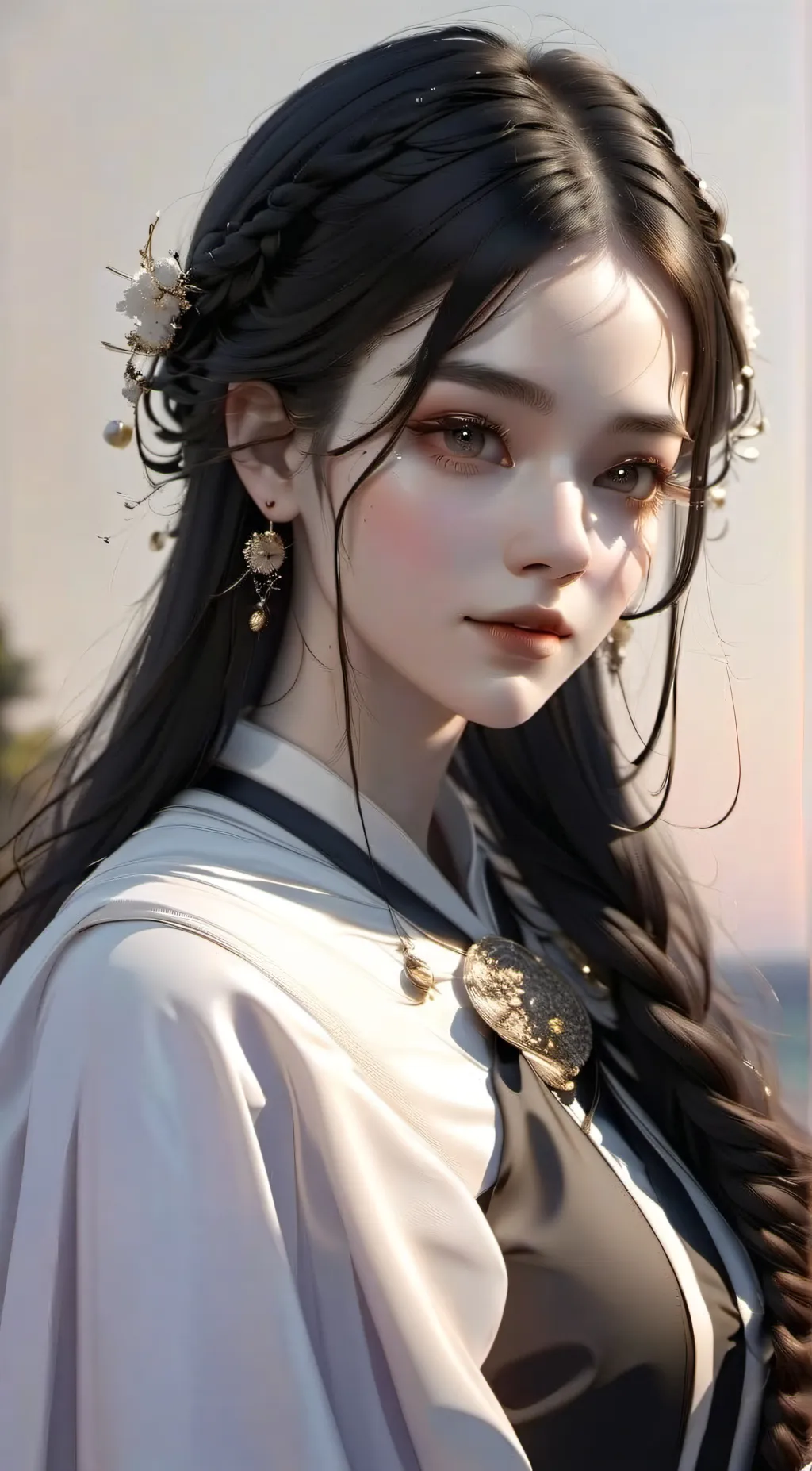 ai character: Luna background