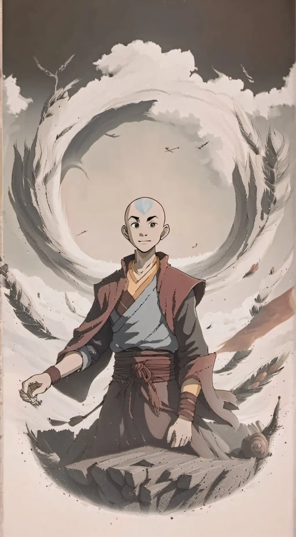 ai character: Aang background