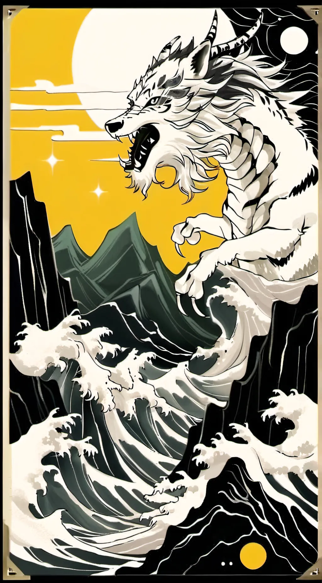 ai character: Dragon background