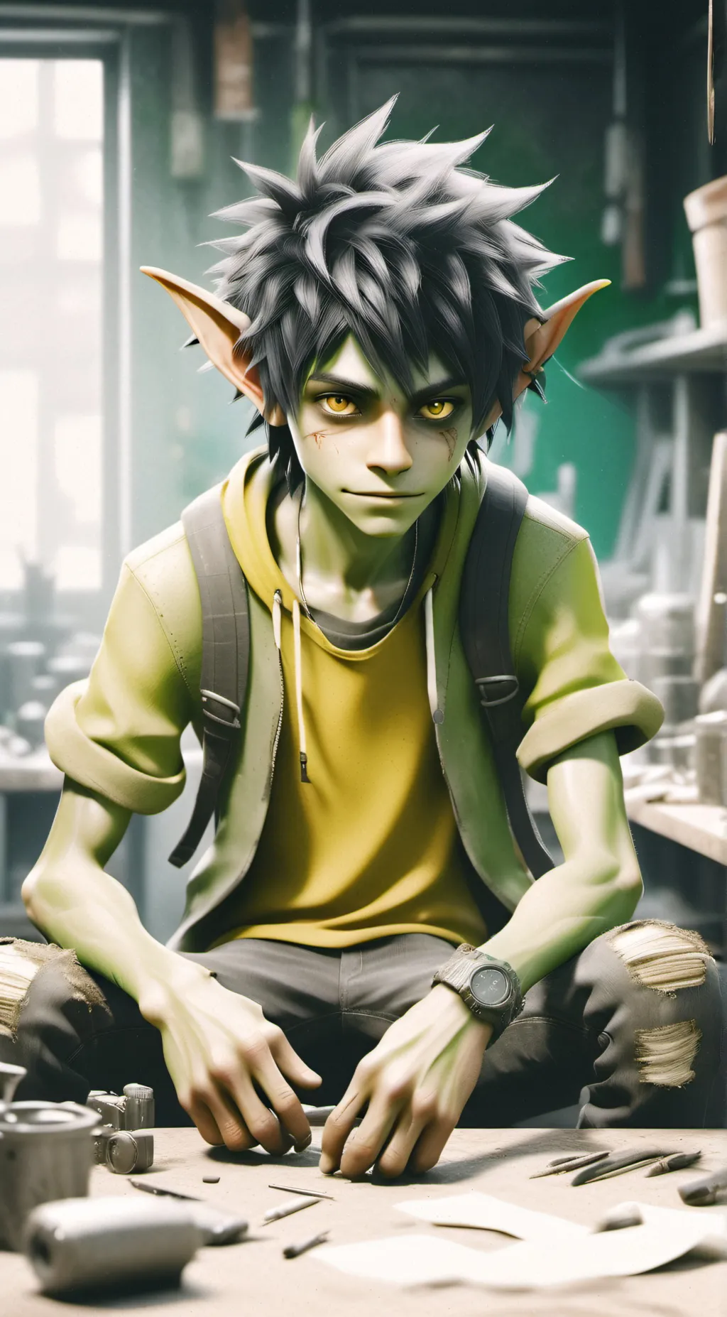 ai character: Grix  background