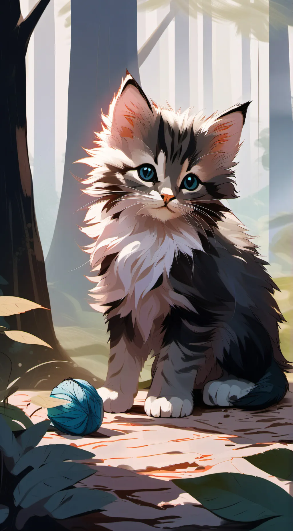 ai character: Ginger background