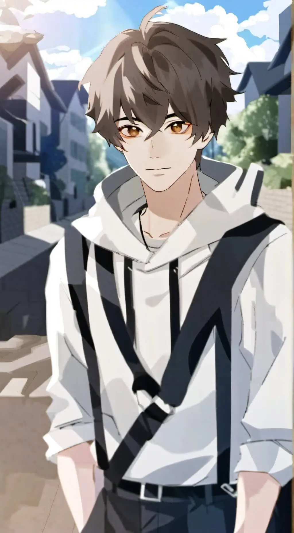 ai character: Drew background