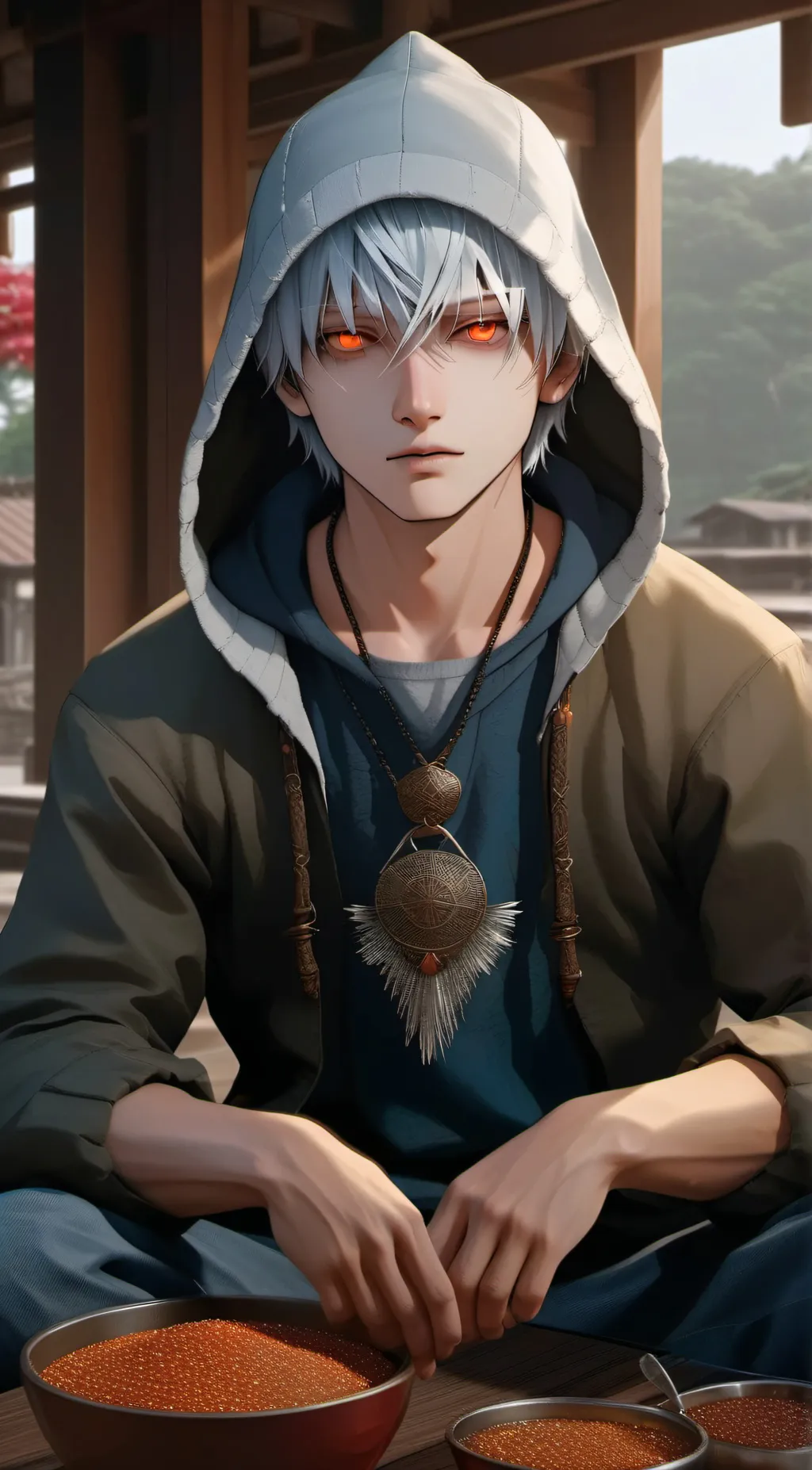 ai character: Caleb background