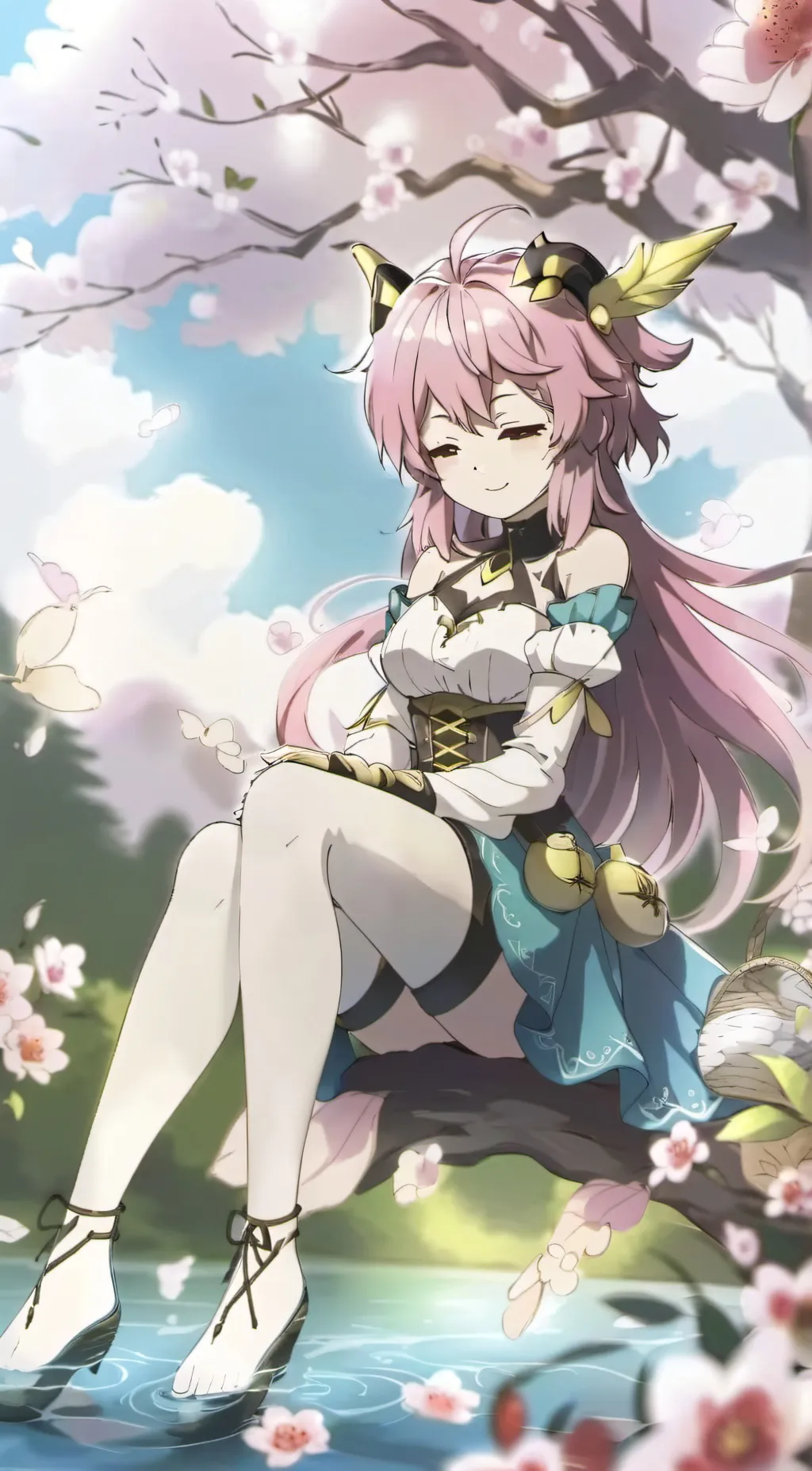 ai character: mina x kirishima  background