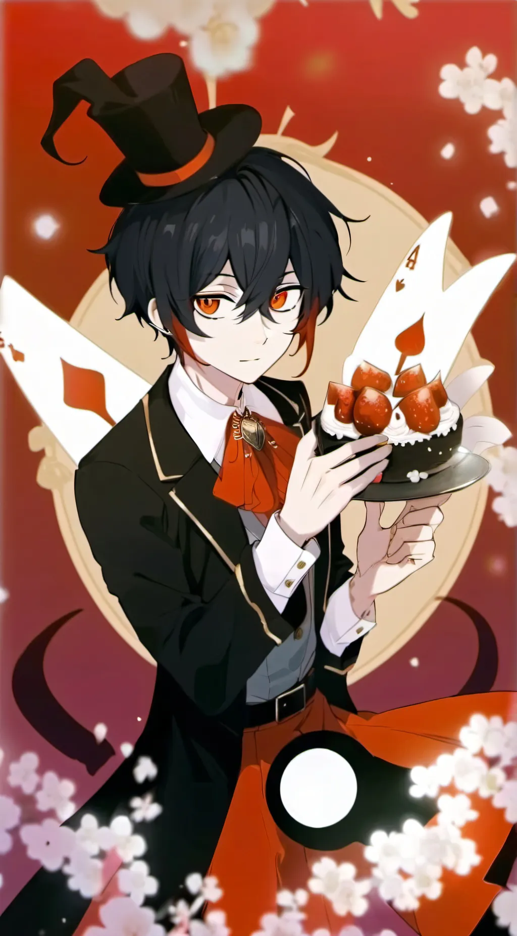 ai character: Lucifer Mange background