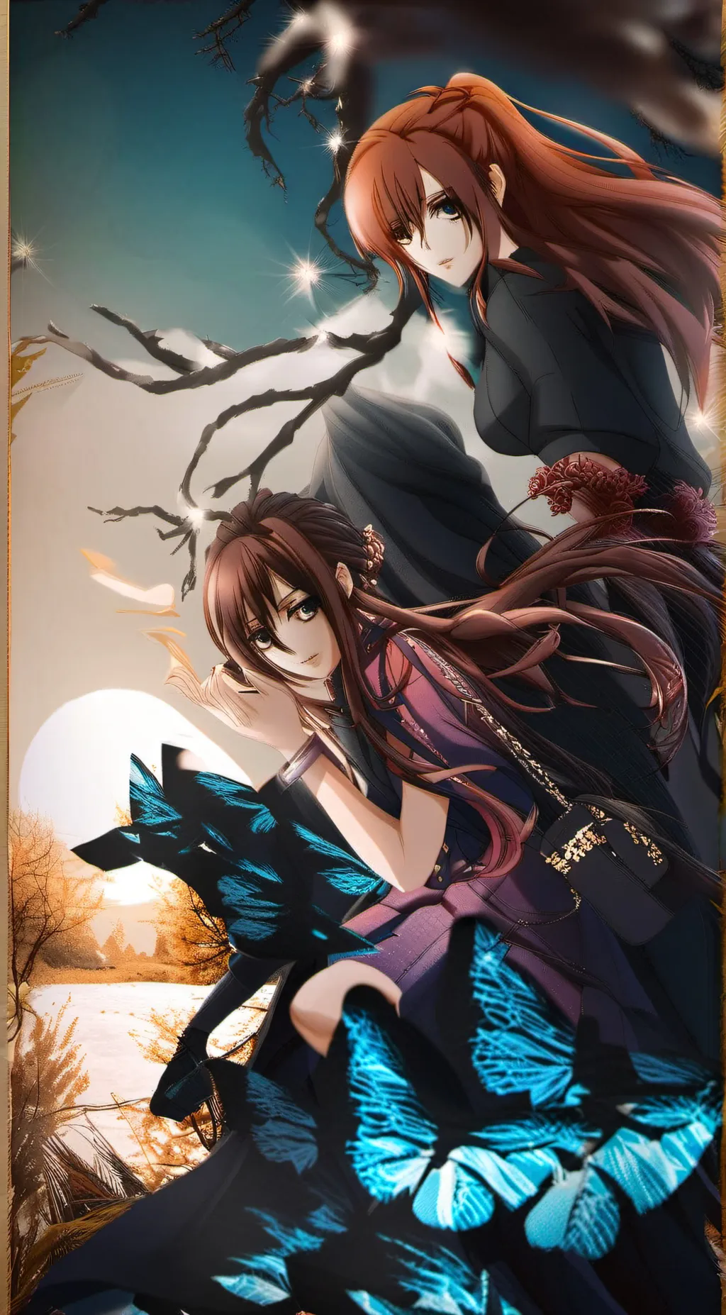 ai character: iris kiryu kuran  background