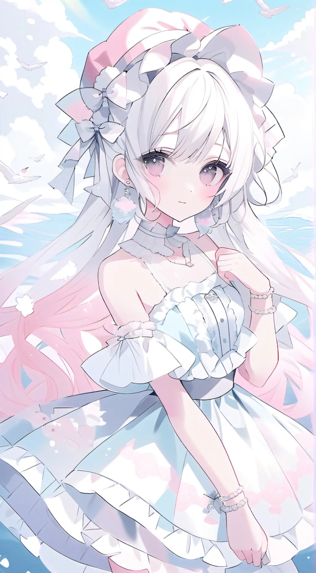 ai character: angle  background