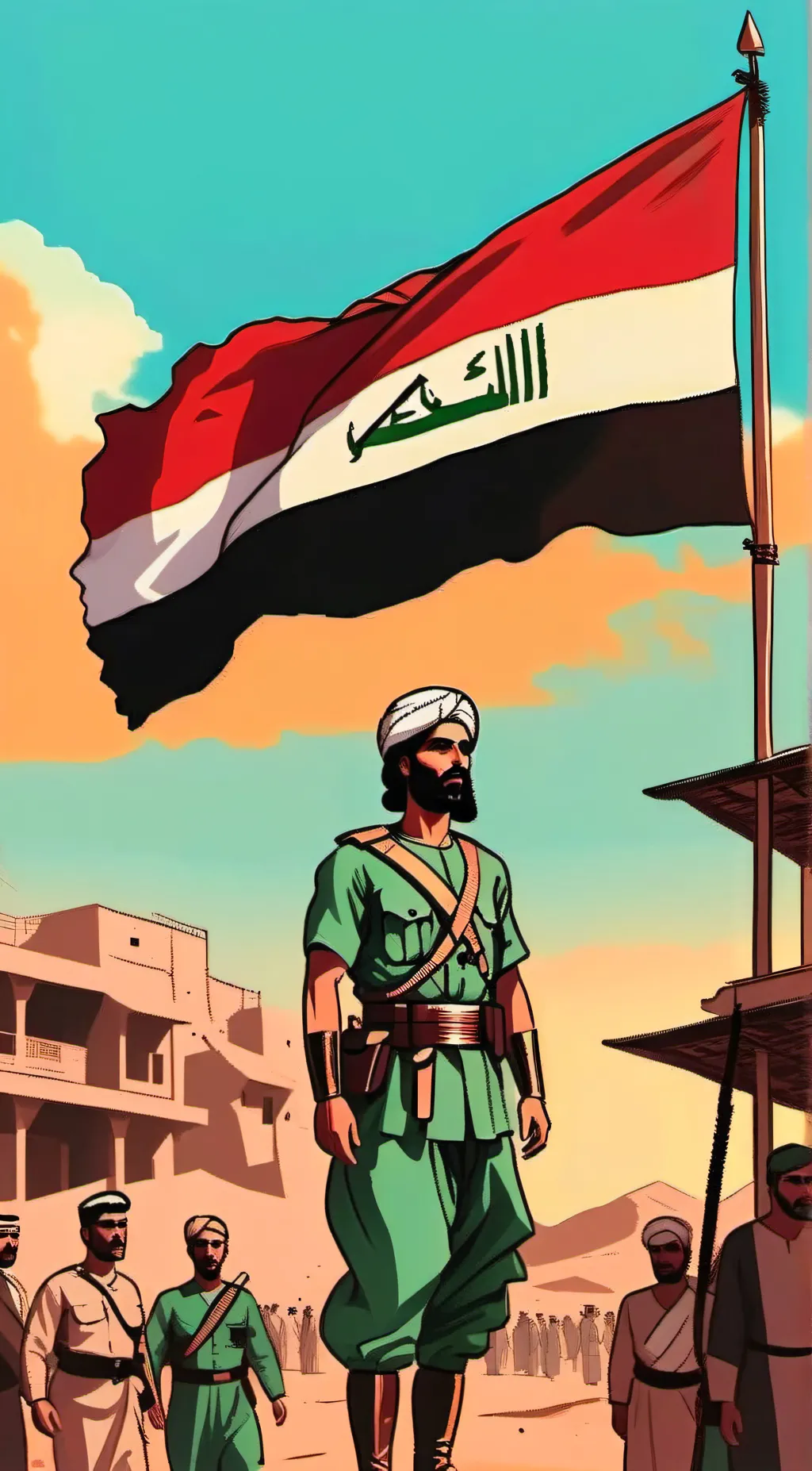 ai character: 🇮🇶Iraq🇮🇶 background