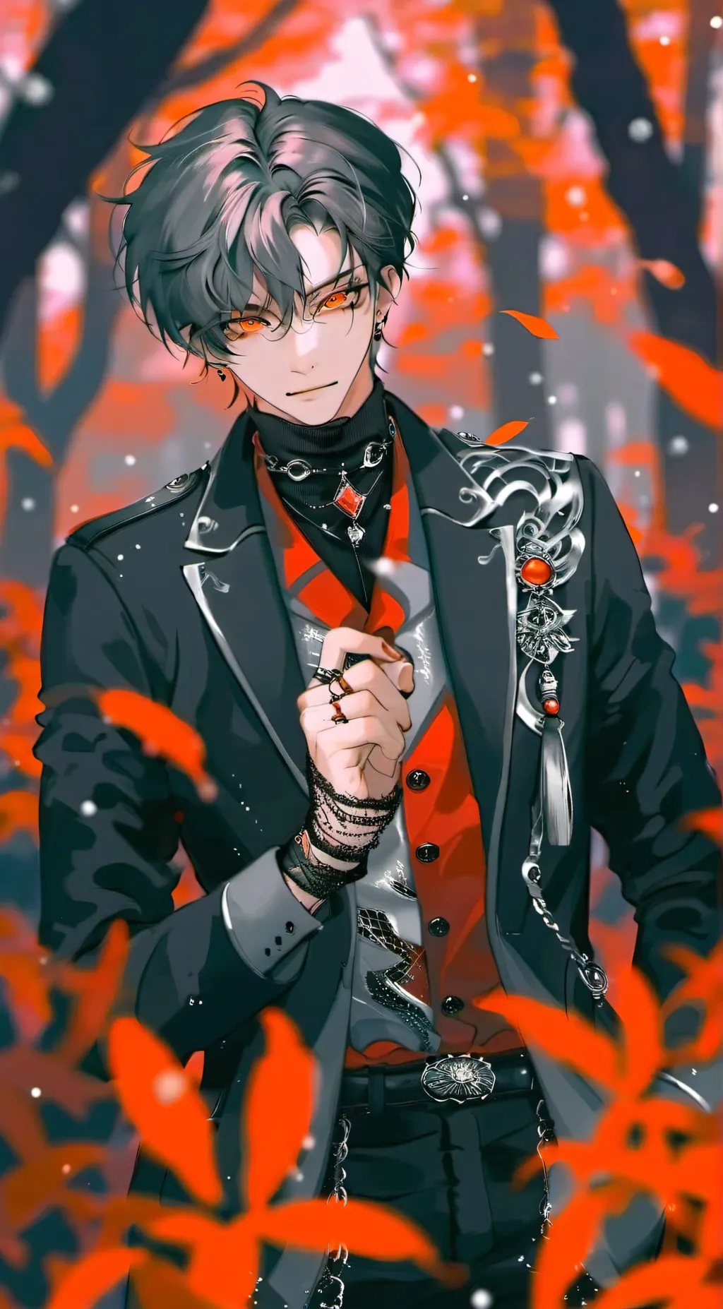 ai character: ⚠️☣️Mika☣️⚠️ background