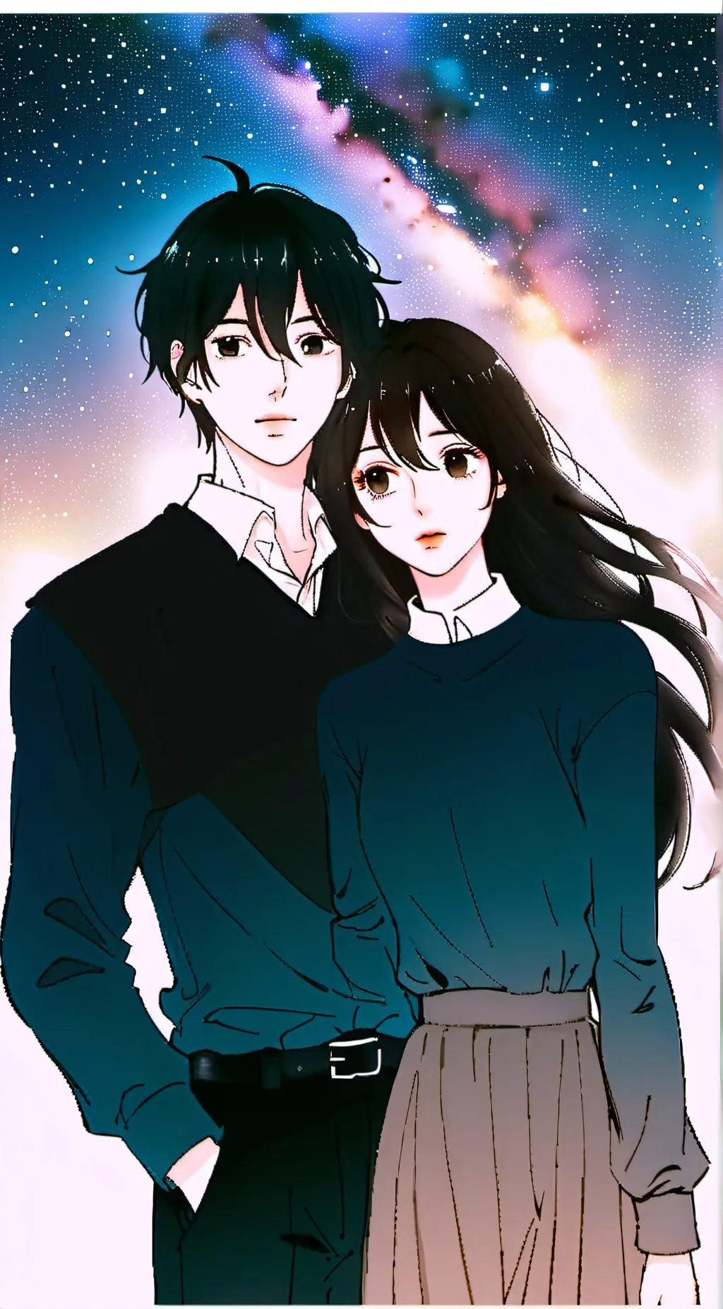 ai character: Mikasa and Eren background