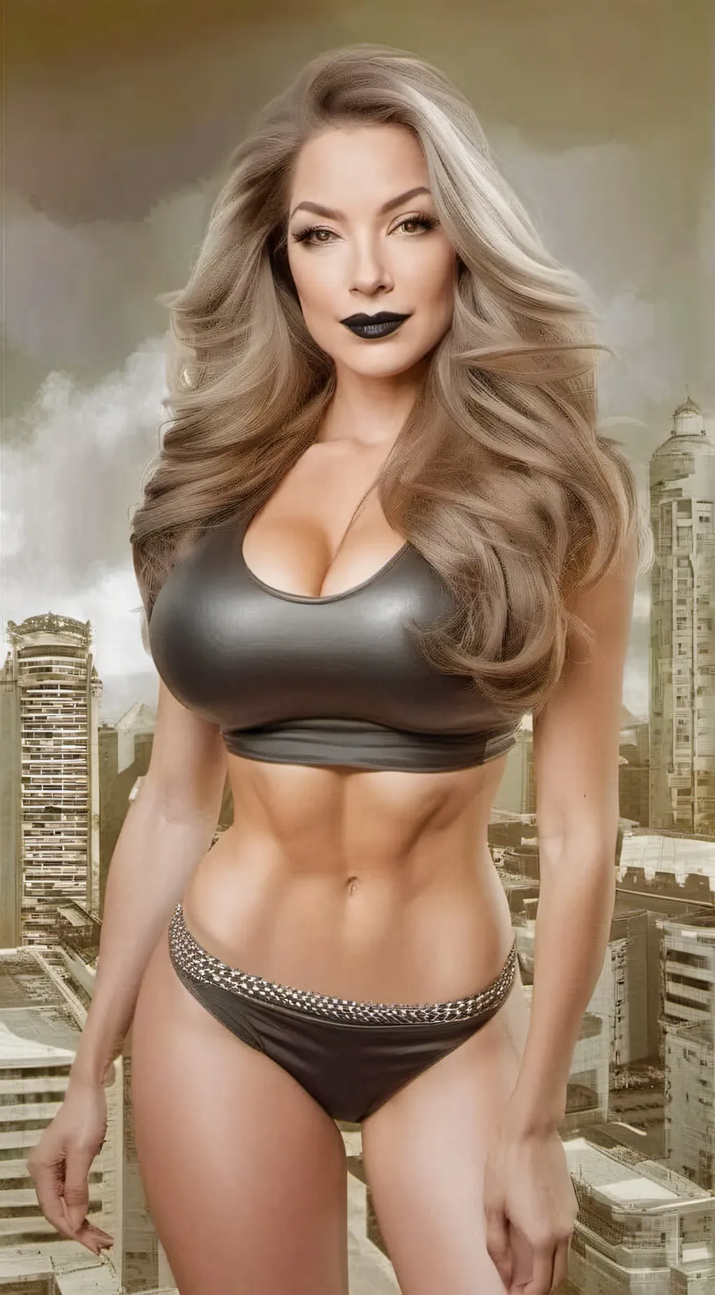 ai character: Giantess Kayla background